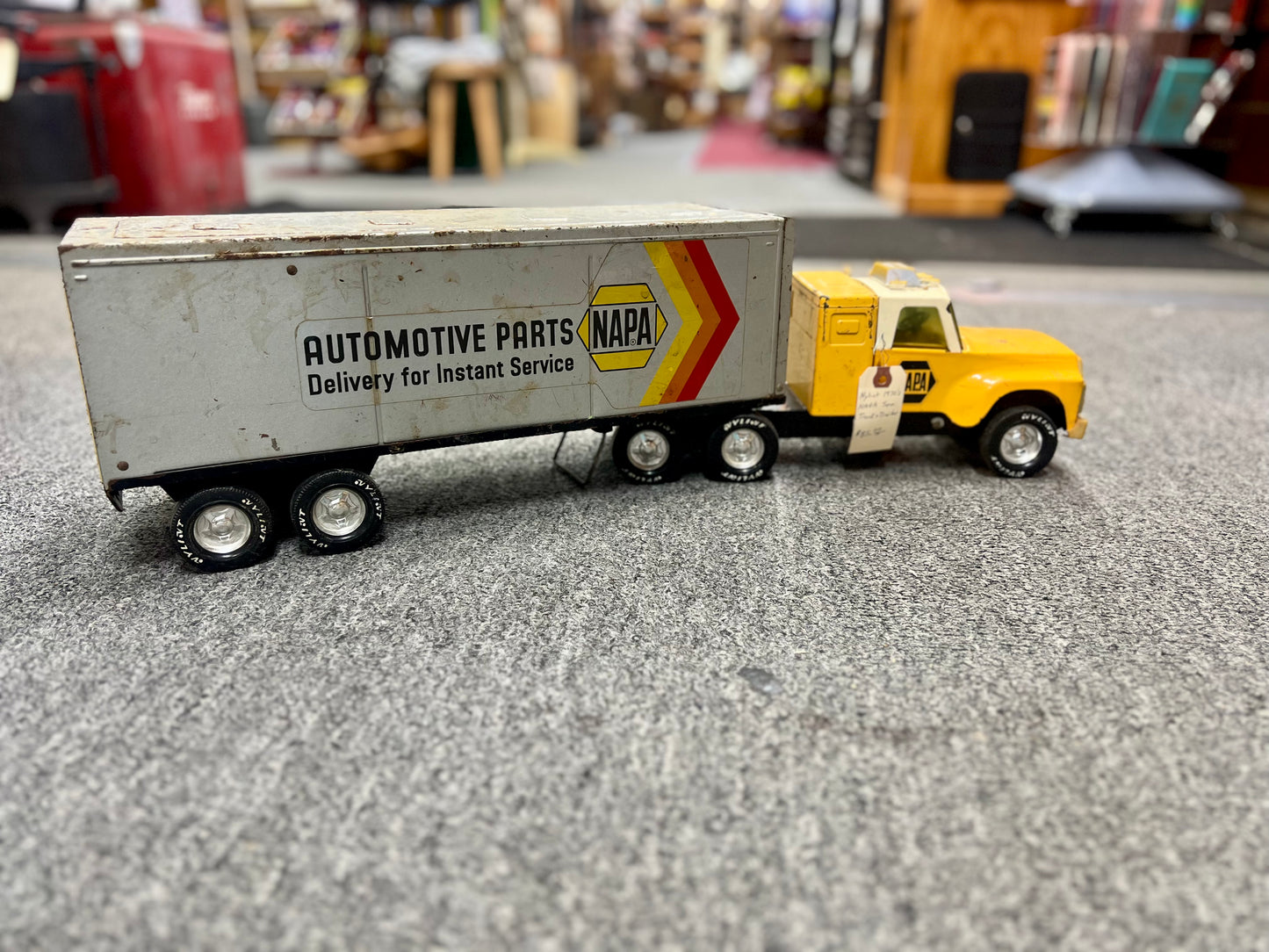 Vintage 1970's Nylint Napa Auto Parts Semi Truck and Trailer