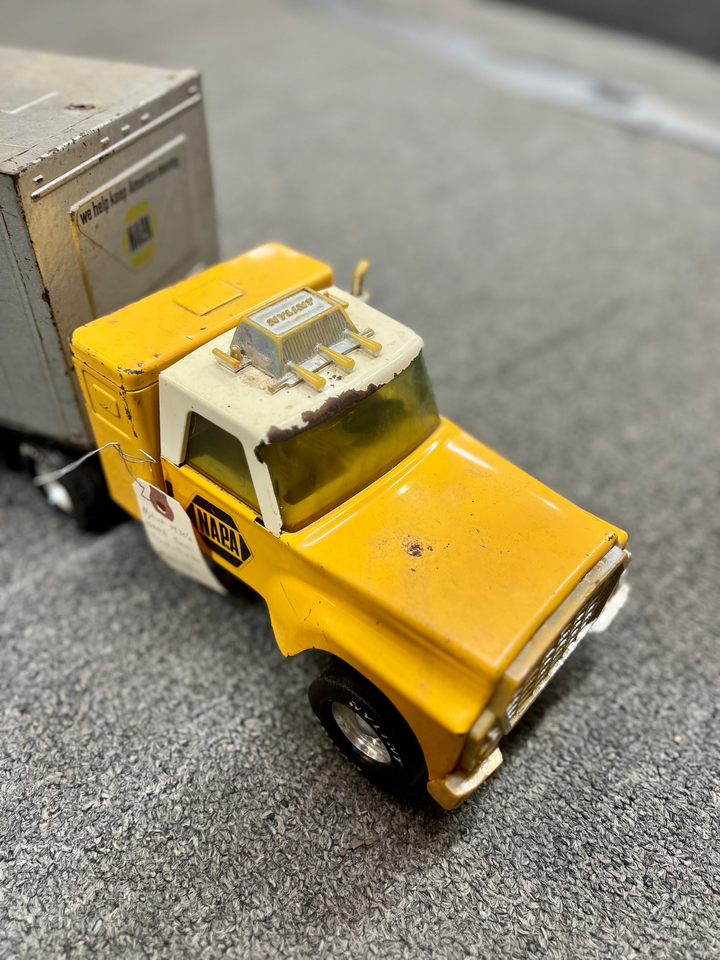 Vintage 1970's Nylint Napa Auto Parts Semi Truck and Trailer