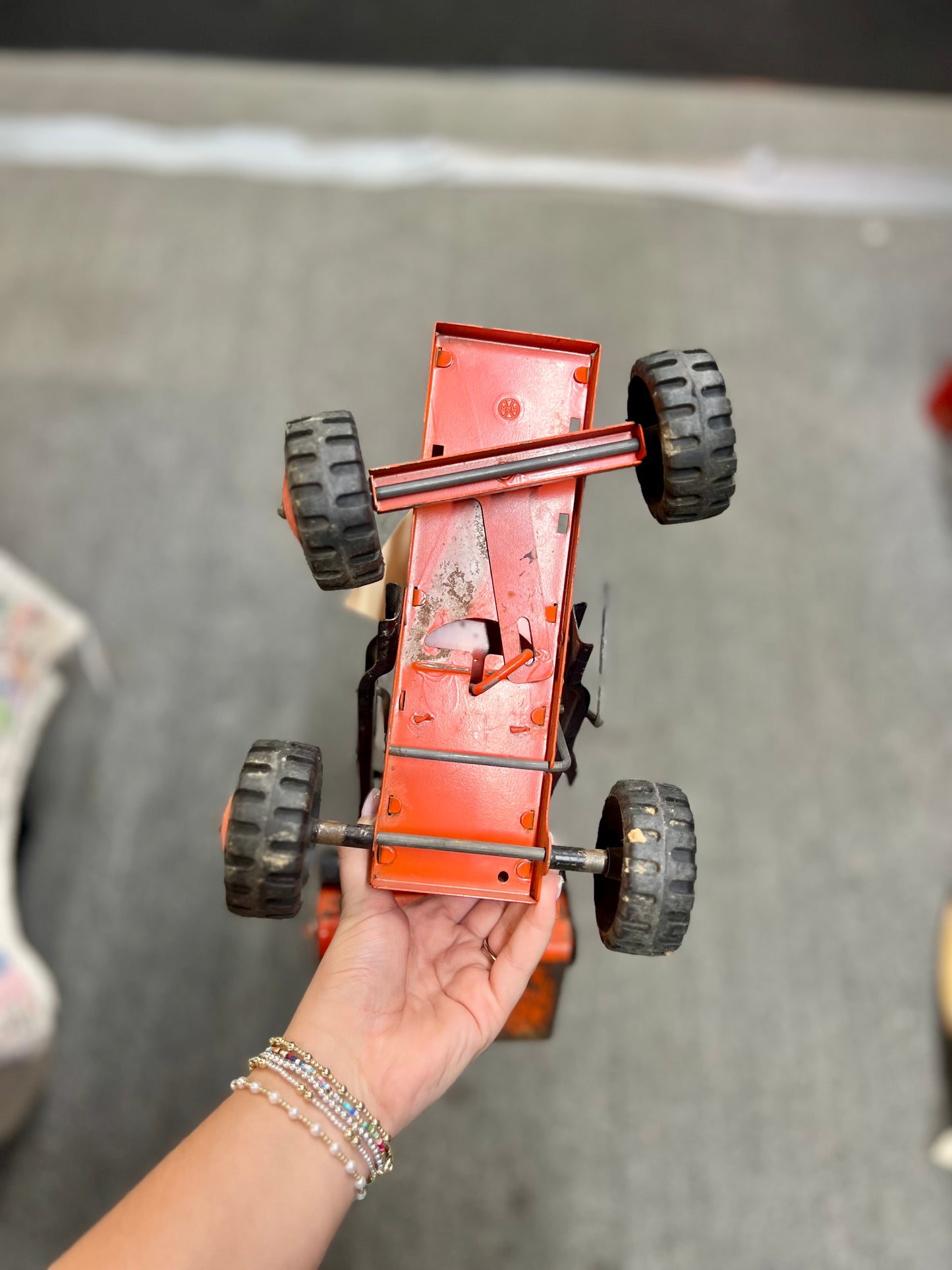 Vintage 1950's Marx Metal Loader Hi- Lift