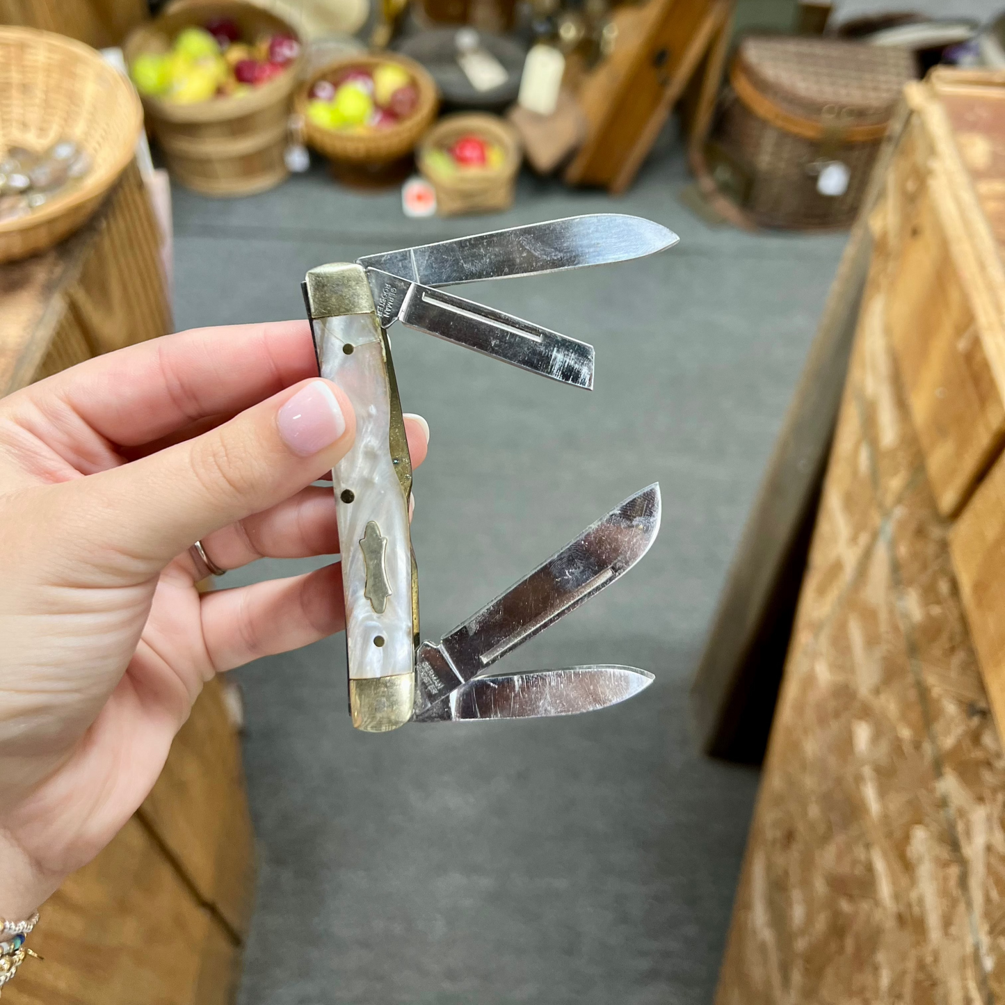 4 Blade German Rooster Pocket Knife