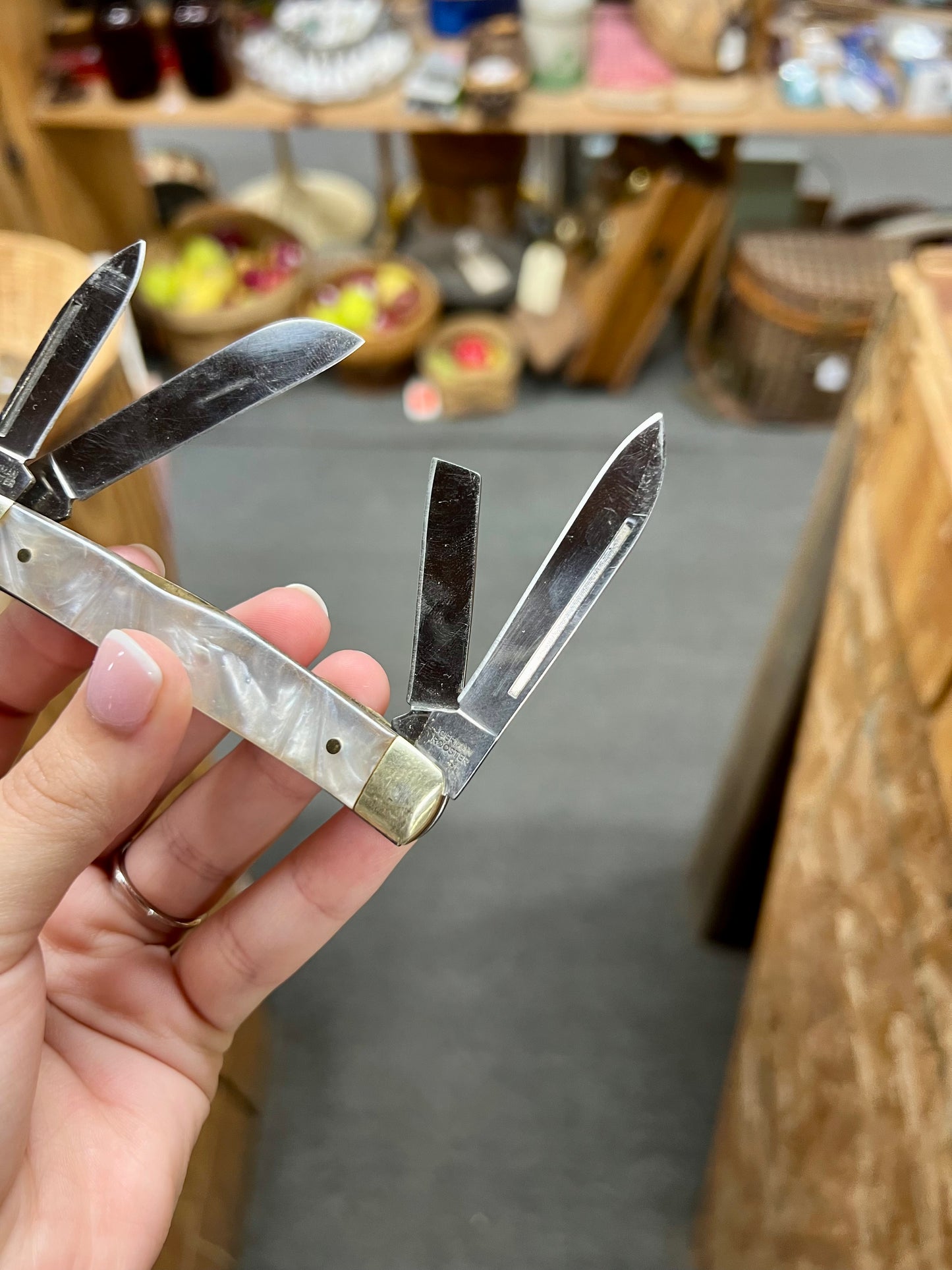 4 Blade German Rooster Pocket Knife