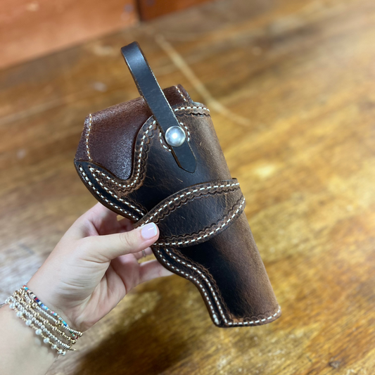 Genuine Leather Holster for Large Frame Revolvers 7.5" - Local Amish Made