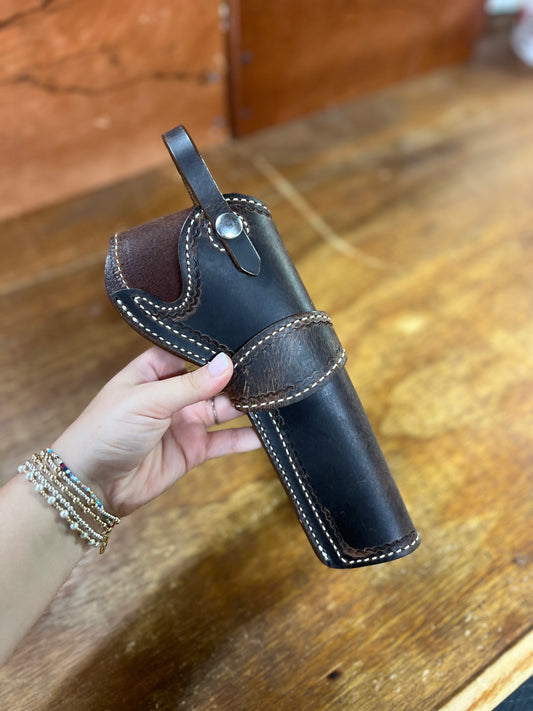 Genuine Leather Holster for 22 Cal. Revolvers 9" - Local Amish Made