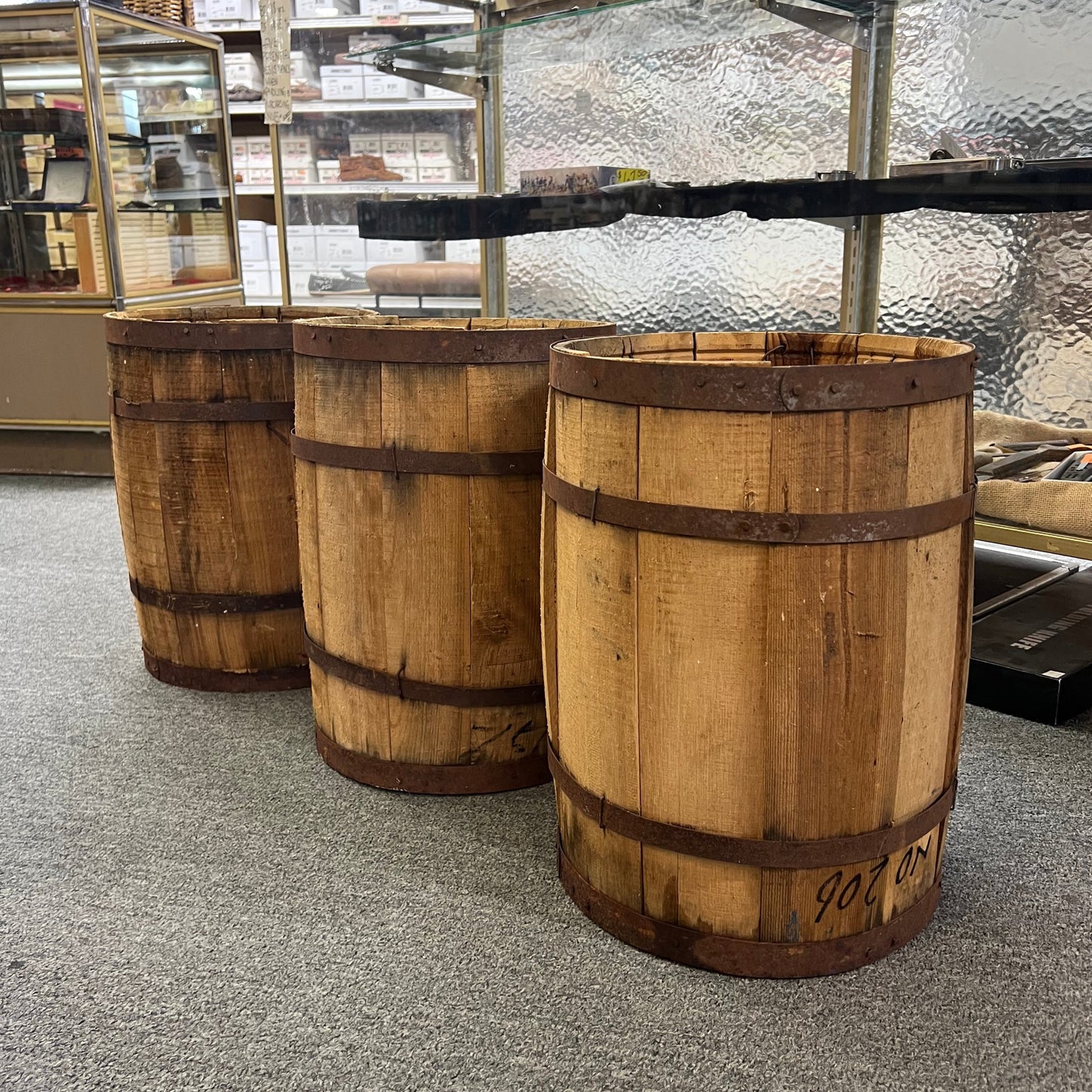 Vintage Nail Keg Barrel