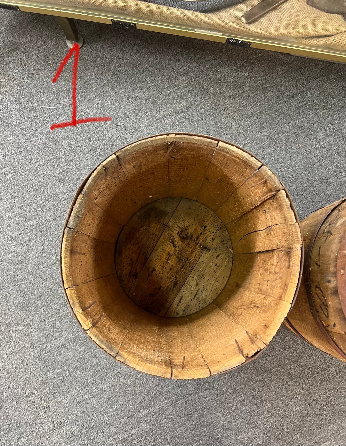 Vintage Nail Keg Barrel