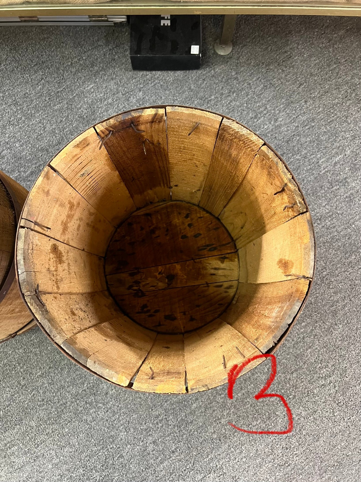 Vintage Nail Keg Barrel