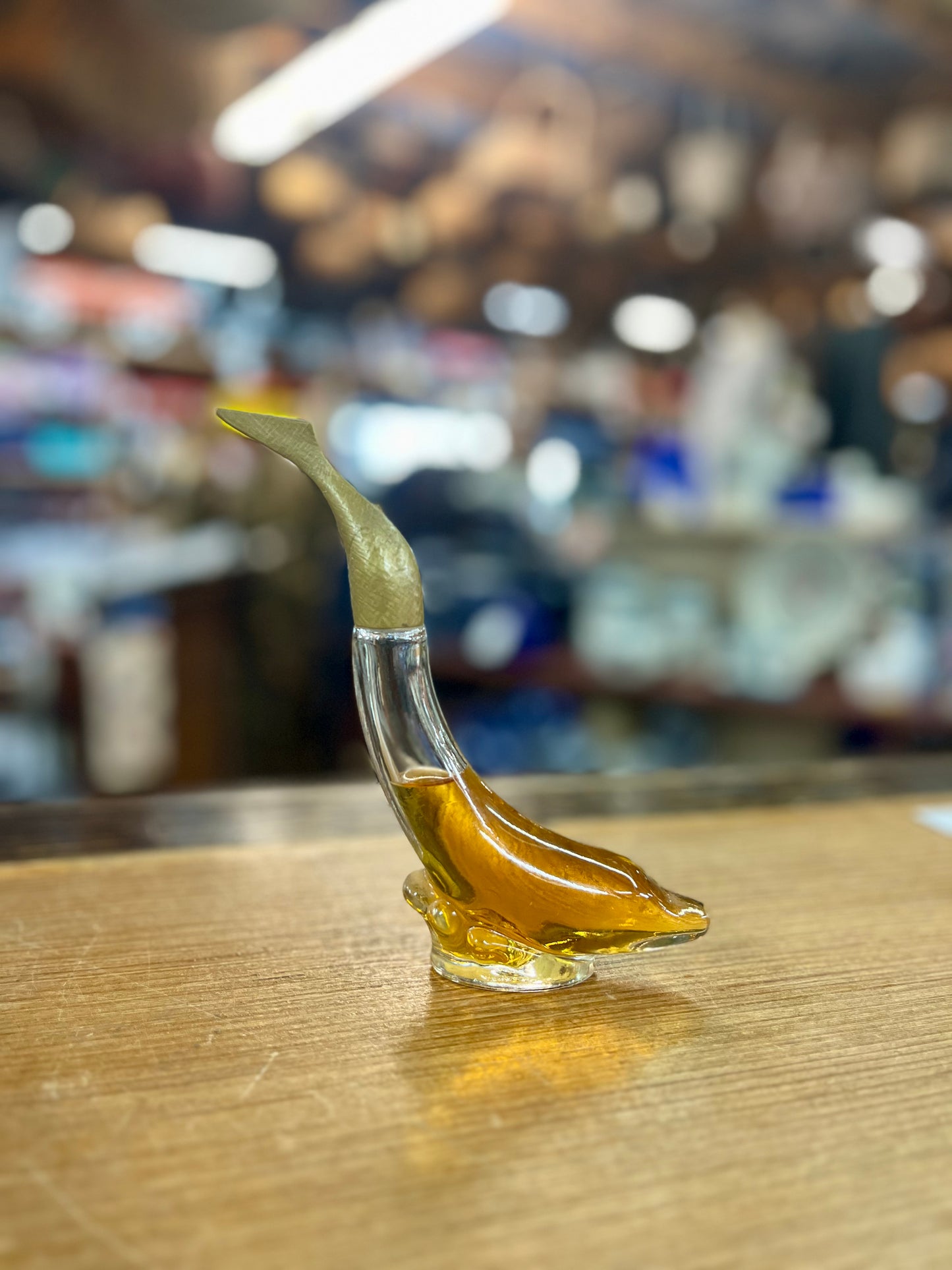 Vintage Avon Dolphin Minture Decanter