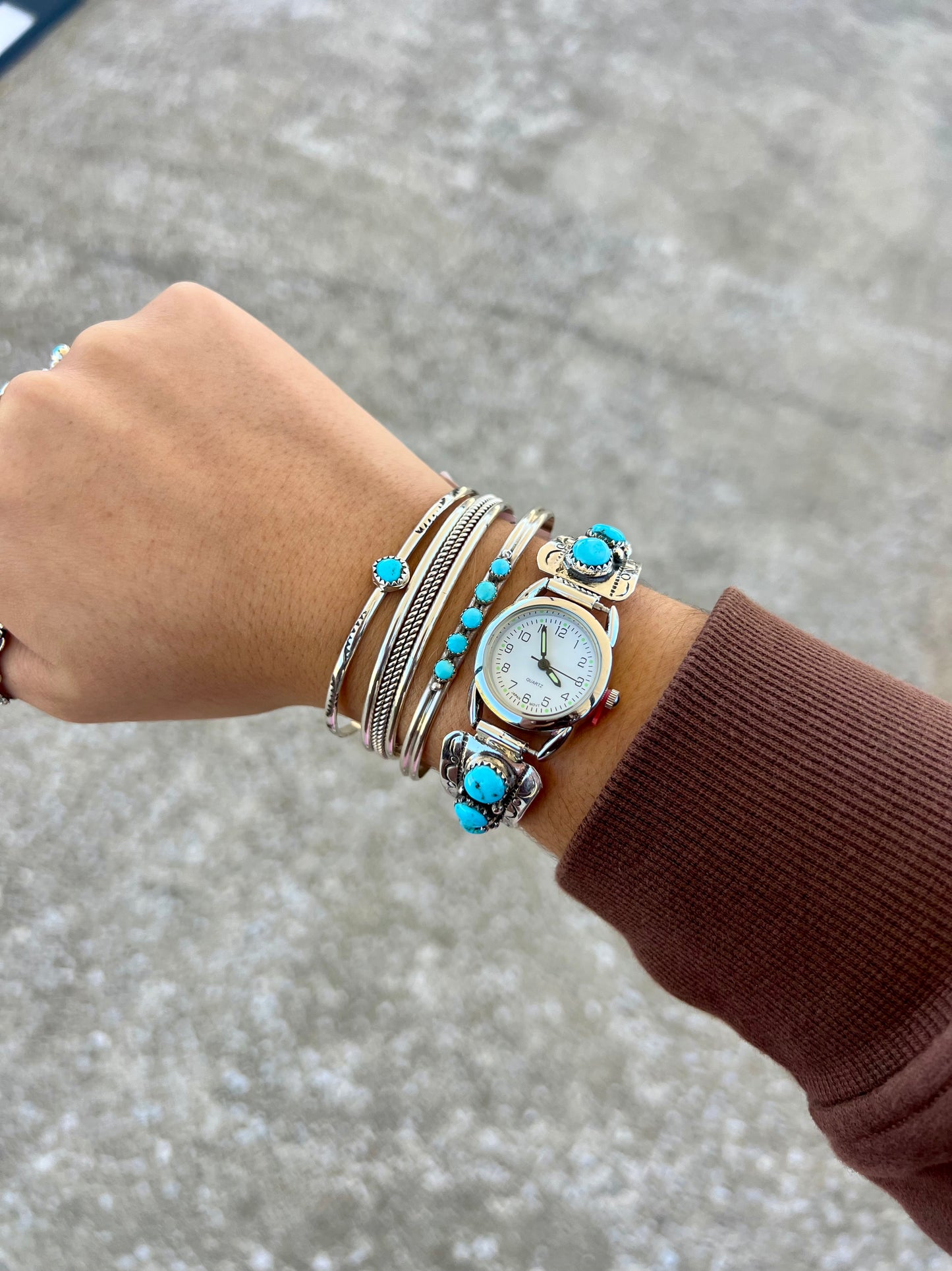 Ladies Sleeping Beauty Turquoise Watch