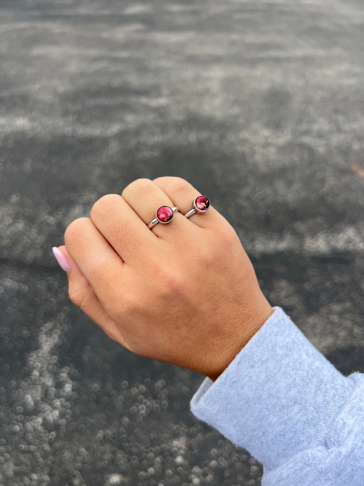 Dahlia Rose Sterling Silver Ring