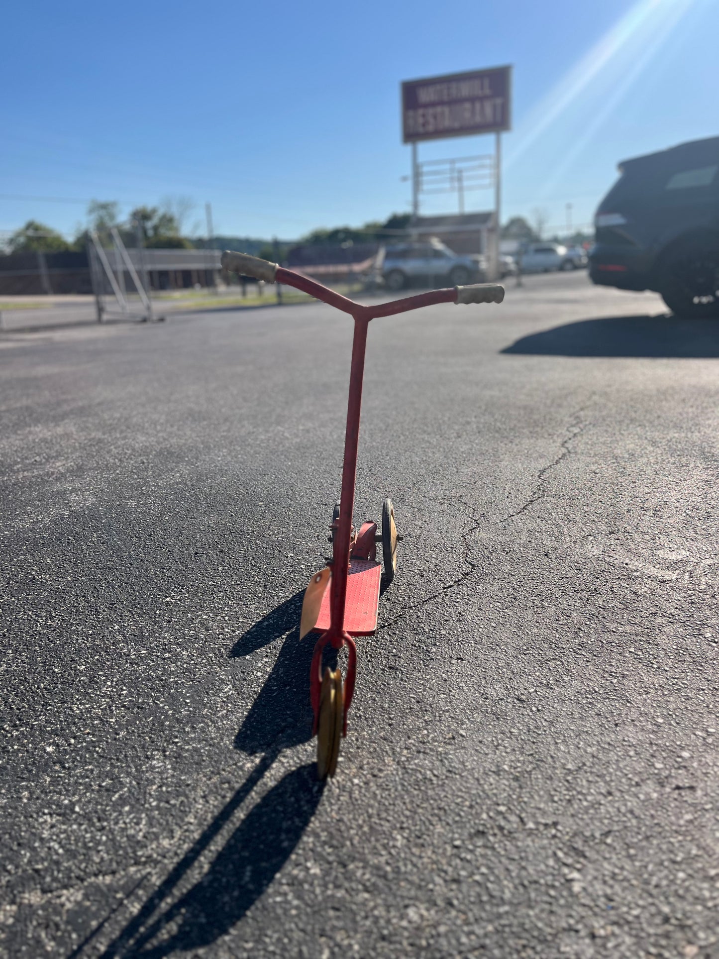 Vintage 1940s Era Metal Scooter