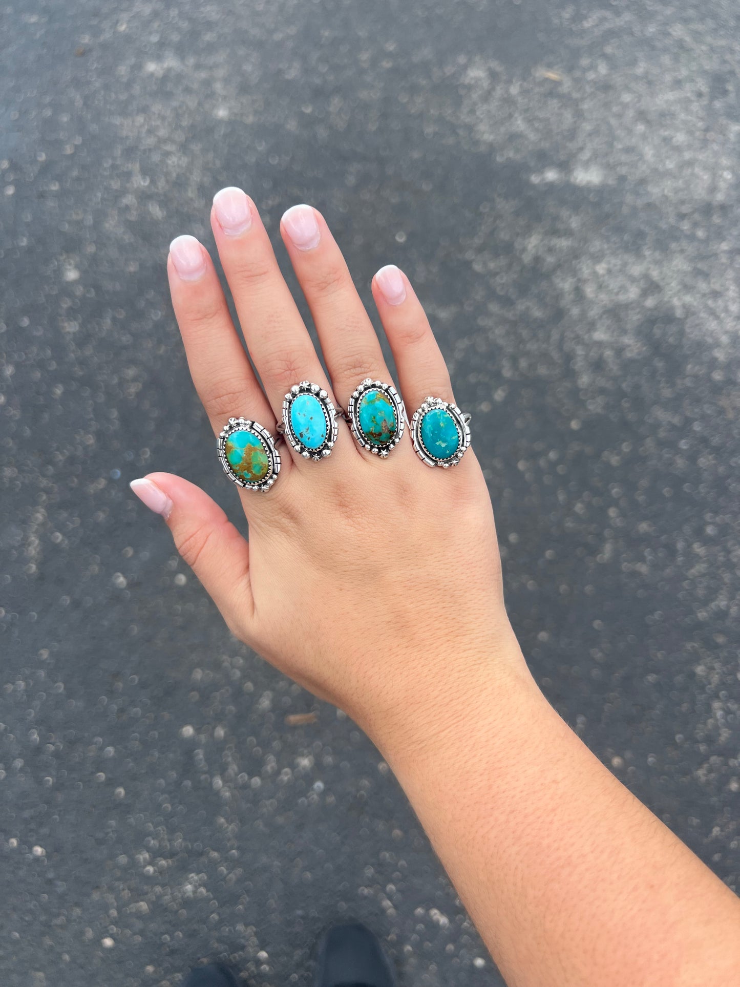 Genuine Sonoran Gold Turquoise Sterling Silver Ring