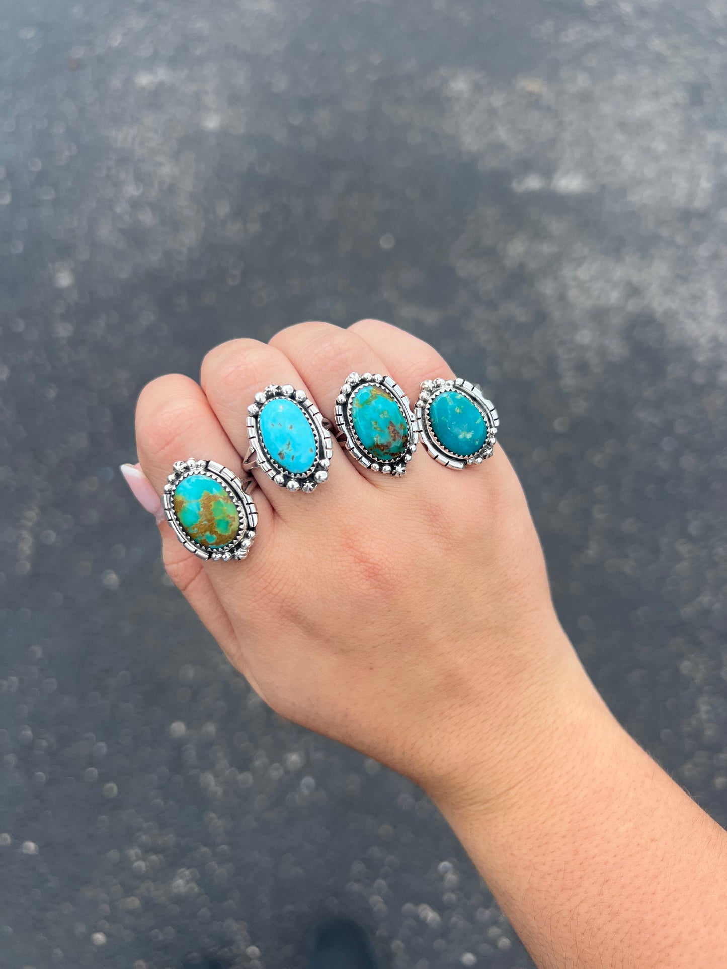 Genuine Sonoran Gold Turquoise Sterling Silver Ring
