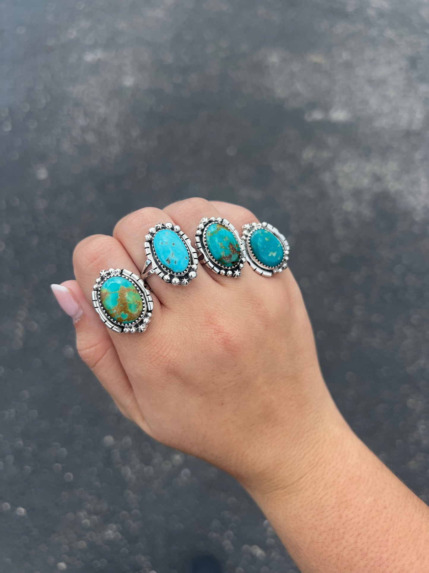 Genuine Sonoran Gold Turquoise Sterling Silver Ring