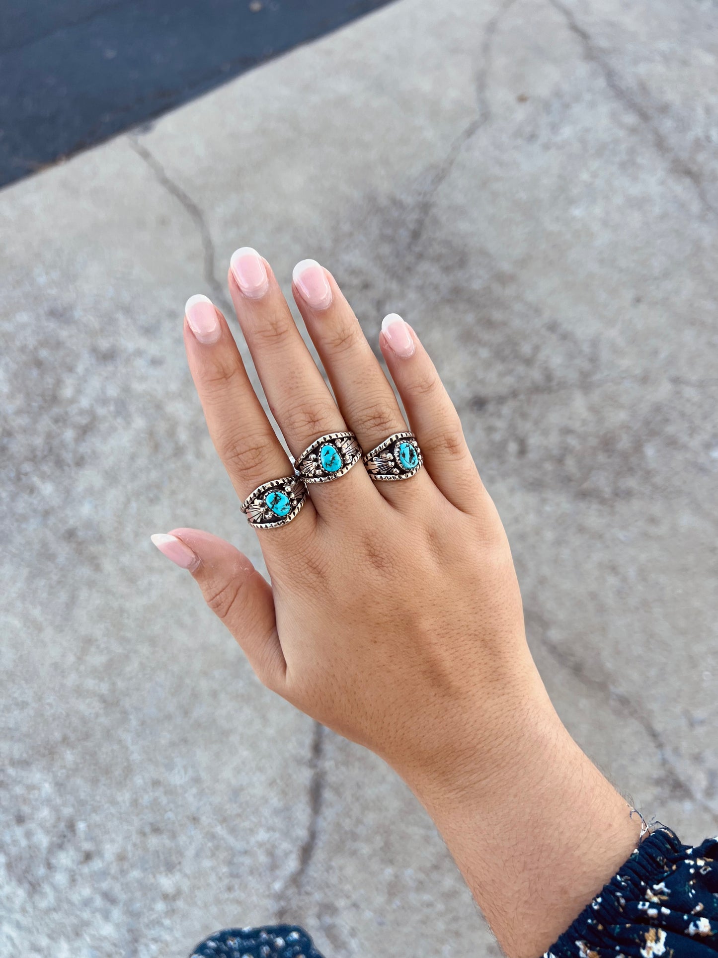The Freebird Genuine Turquoise Sterling Silver Ring