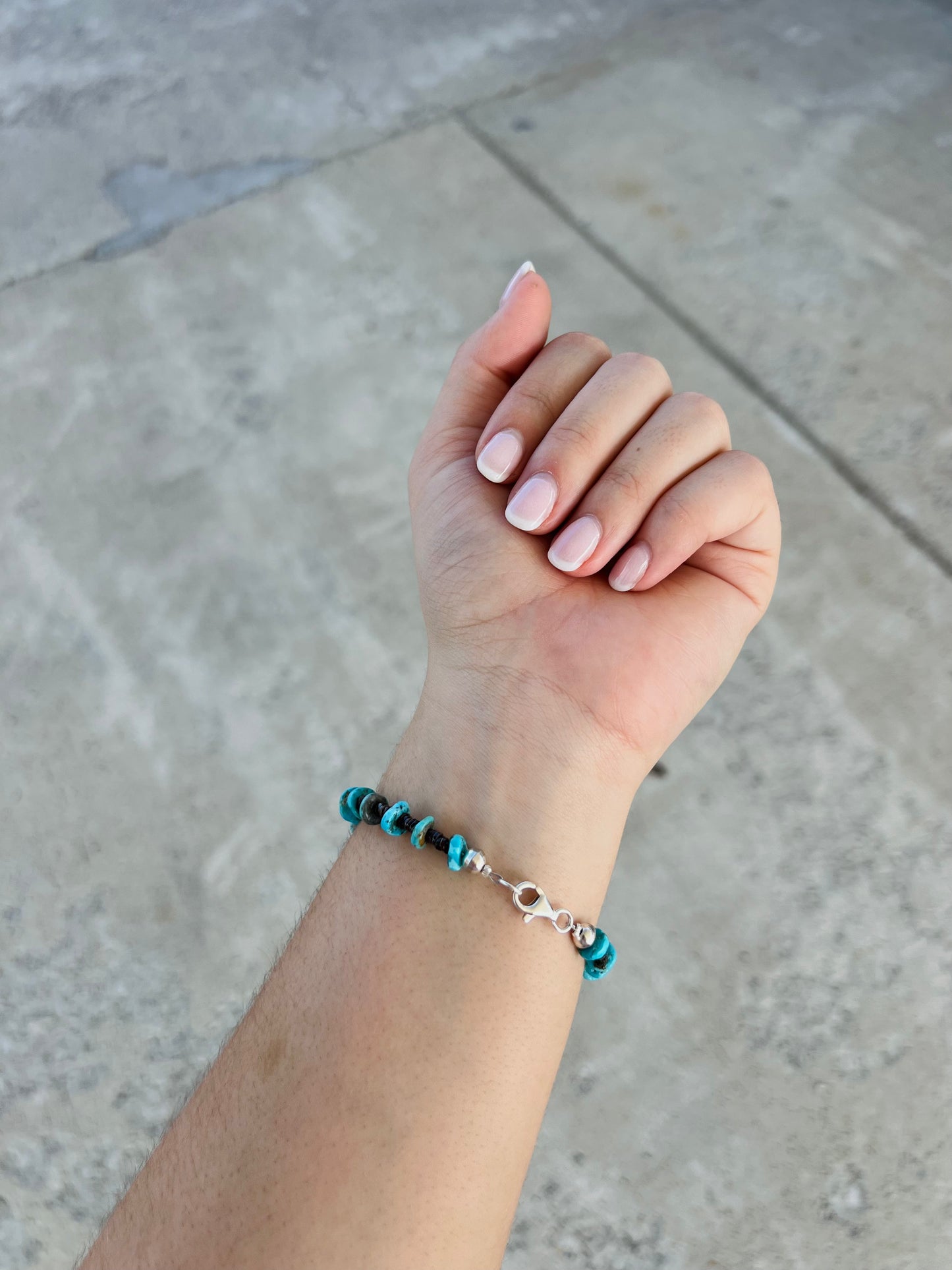 Kingman Heishi Beaded Bracelet