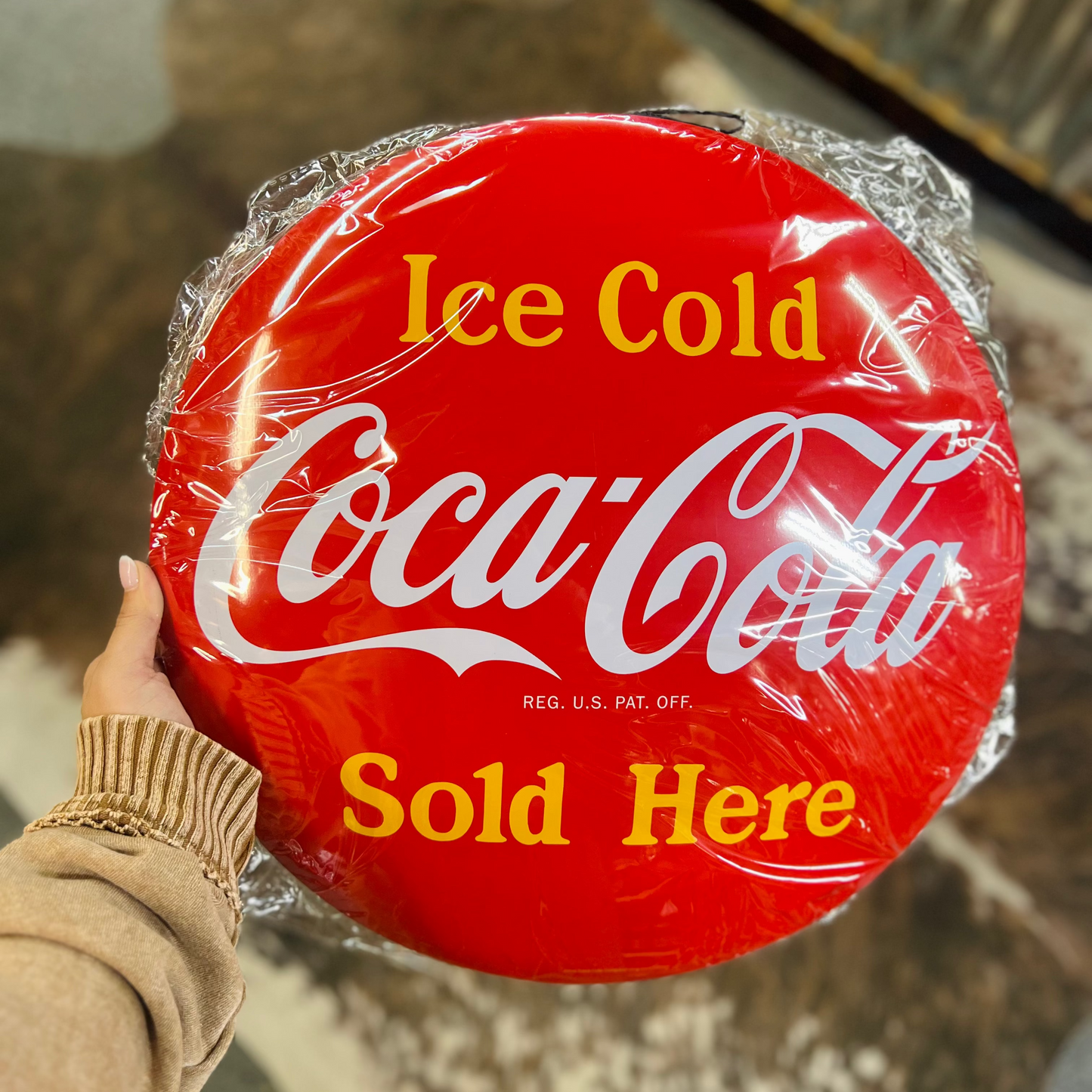 Coca Cola Sold Here Dome Sign