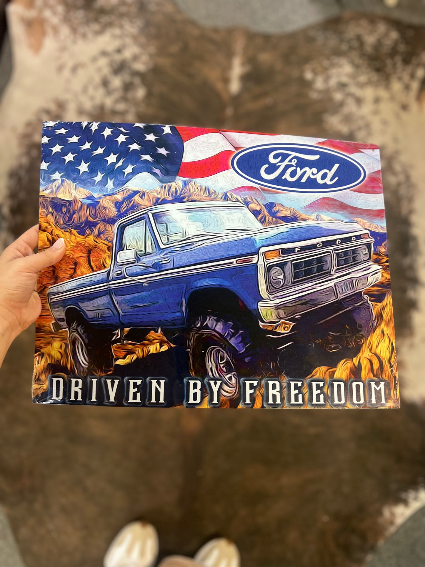 Ford Freedom Truck Metal Sign