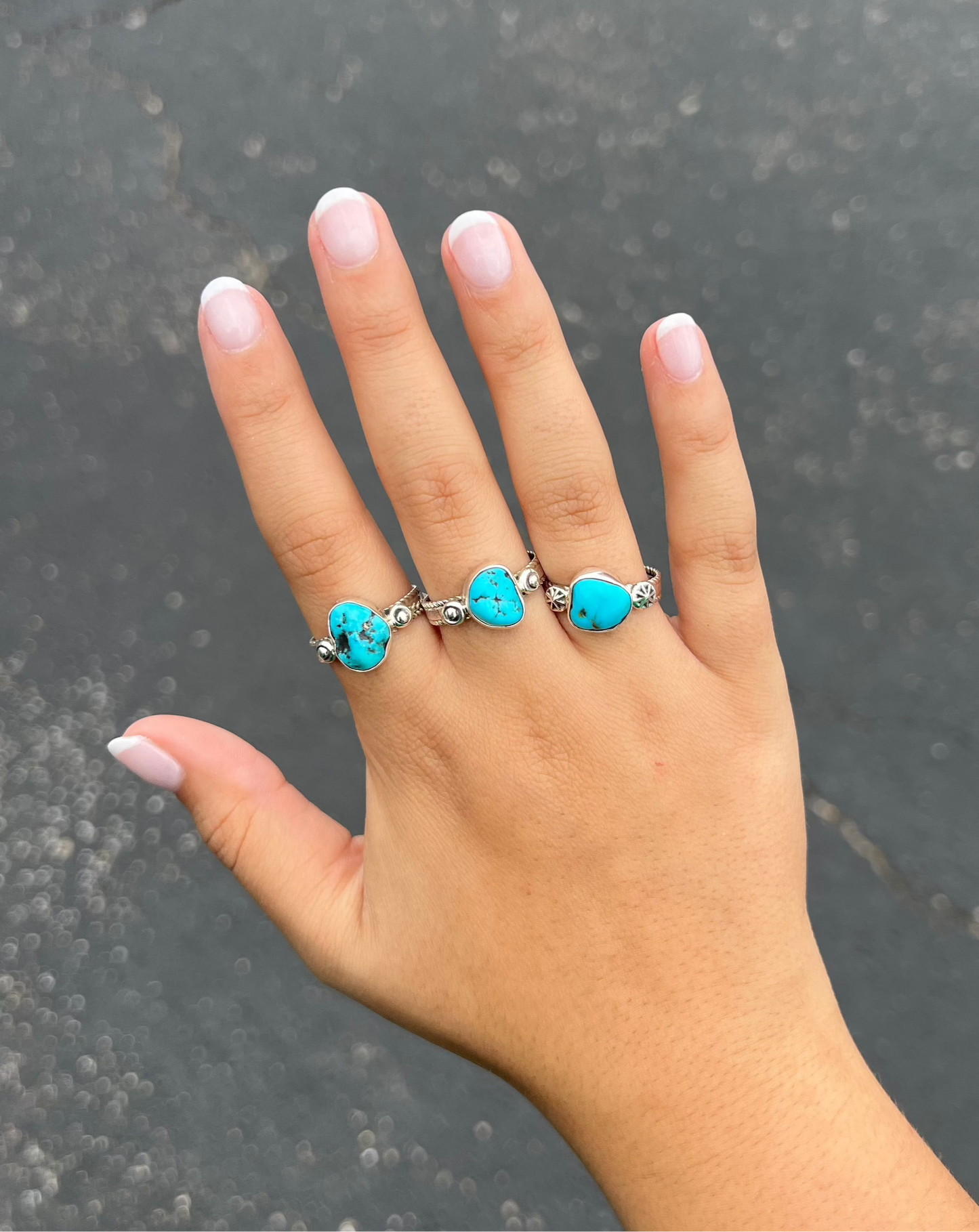 The Amarillo Authentic Turquoise Sterling Silver Ring