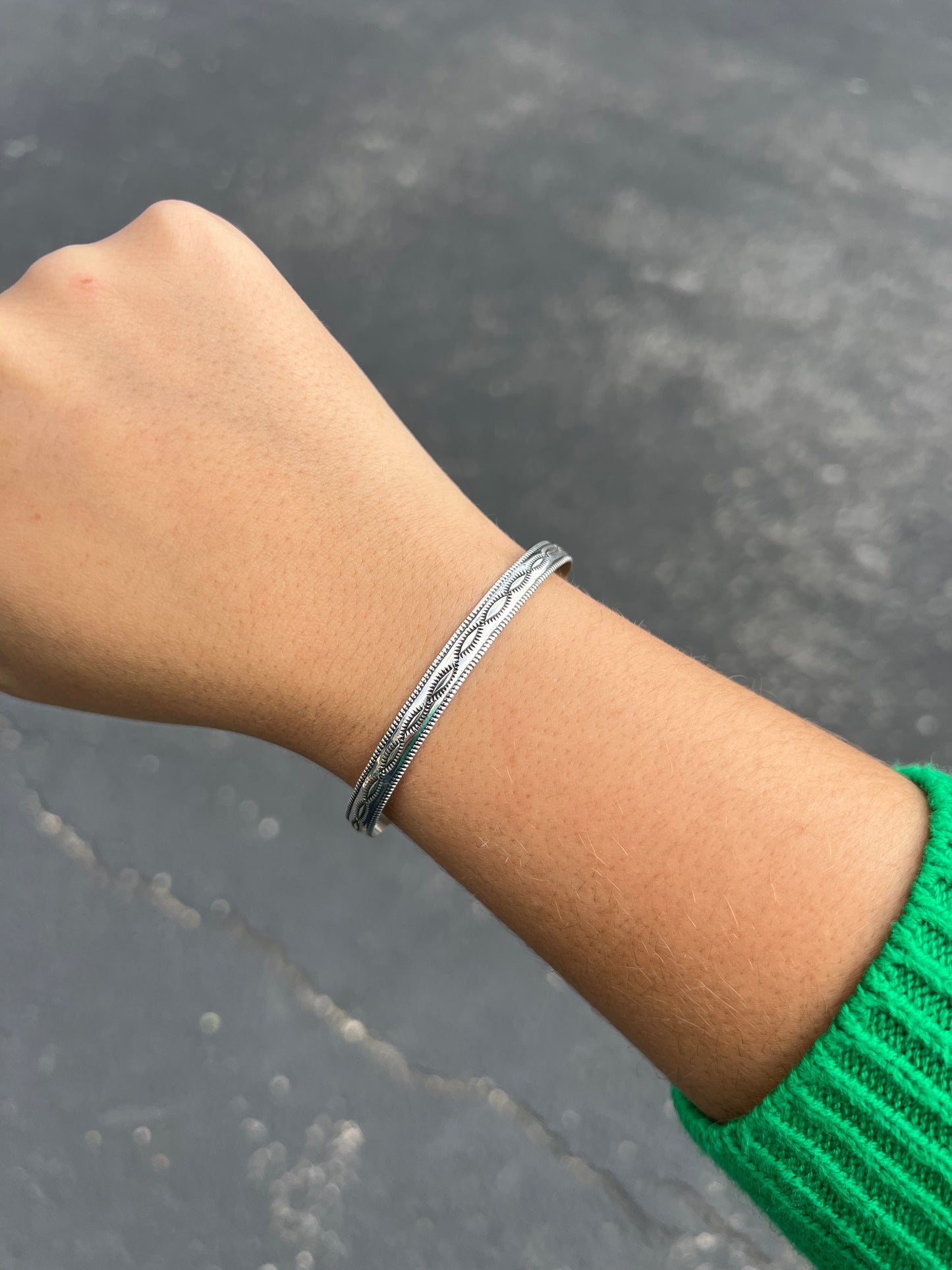 The Liz Sterling Silver Cuff