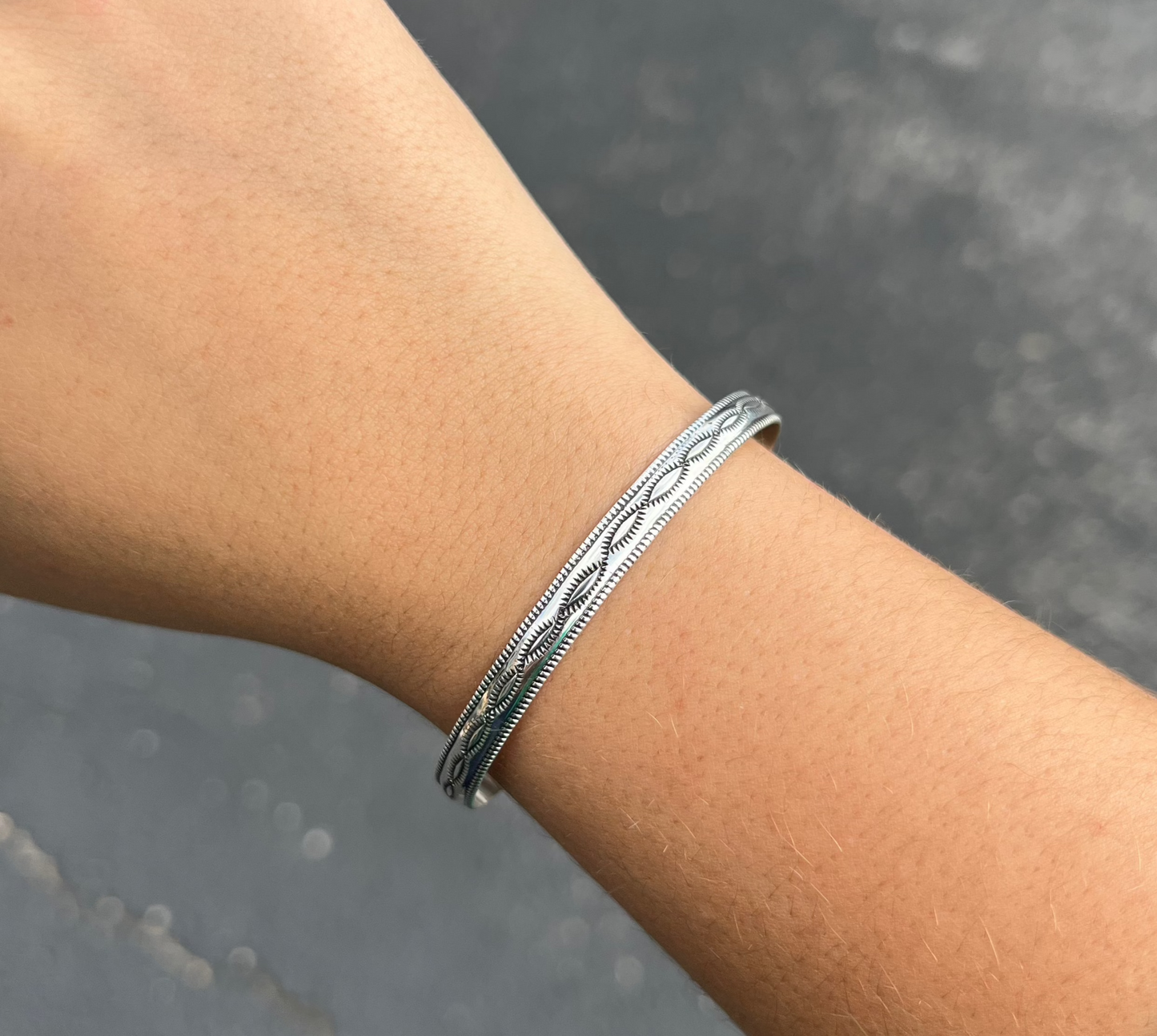 The Liz Sterling Silver Cuff