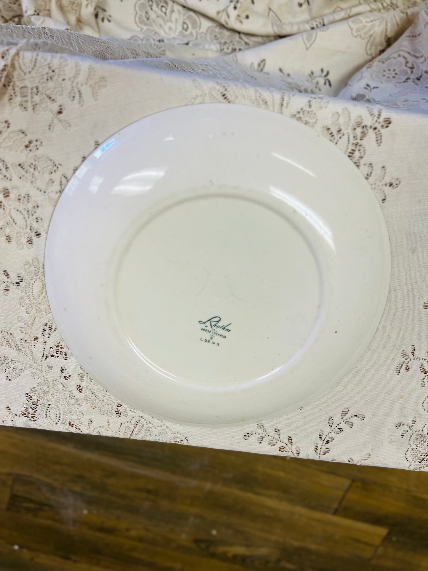 Vintage Rhythm Homer Laughlin Farm Couple Folk Art Plate