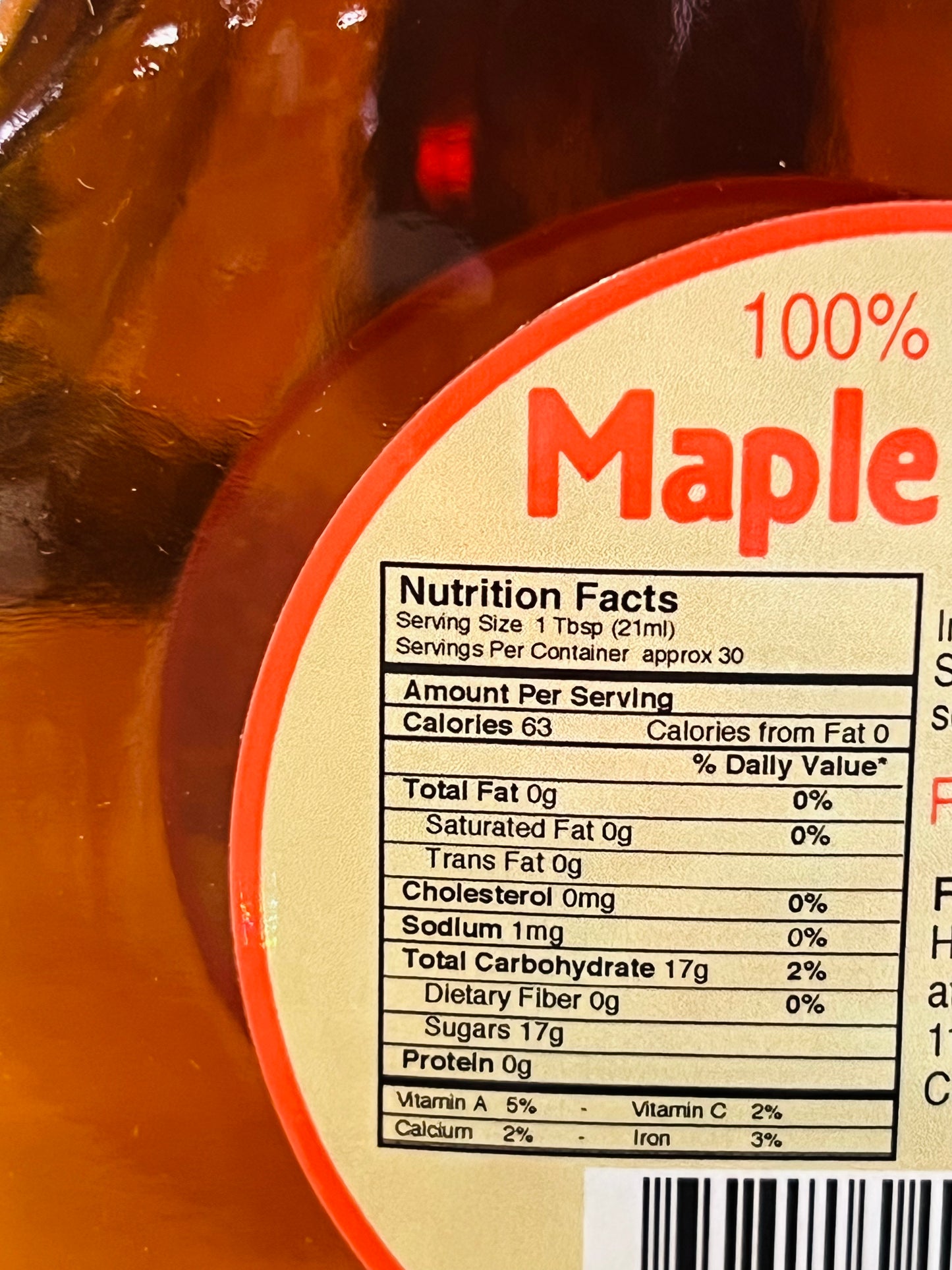 Spring Valley Farms 100% Pure Maple Syrup