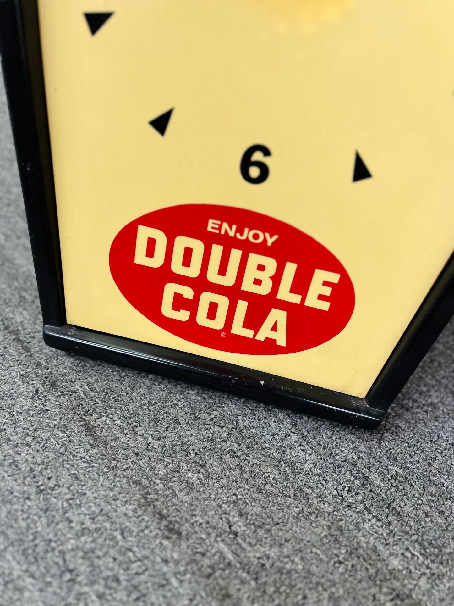 Vintage Enjoy Double Cola Clock