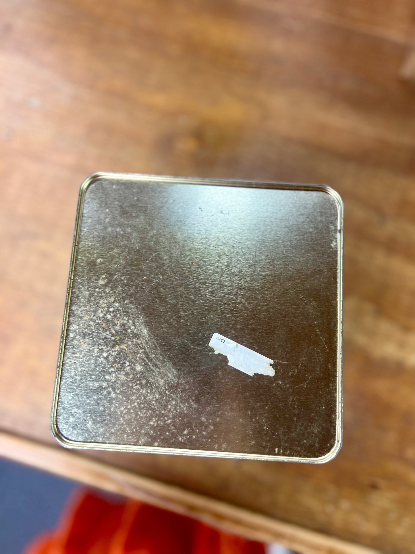 Vintage 1990's Red Man Tin Canister
