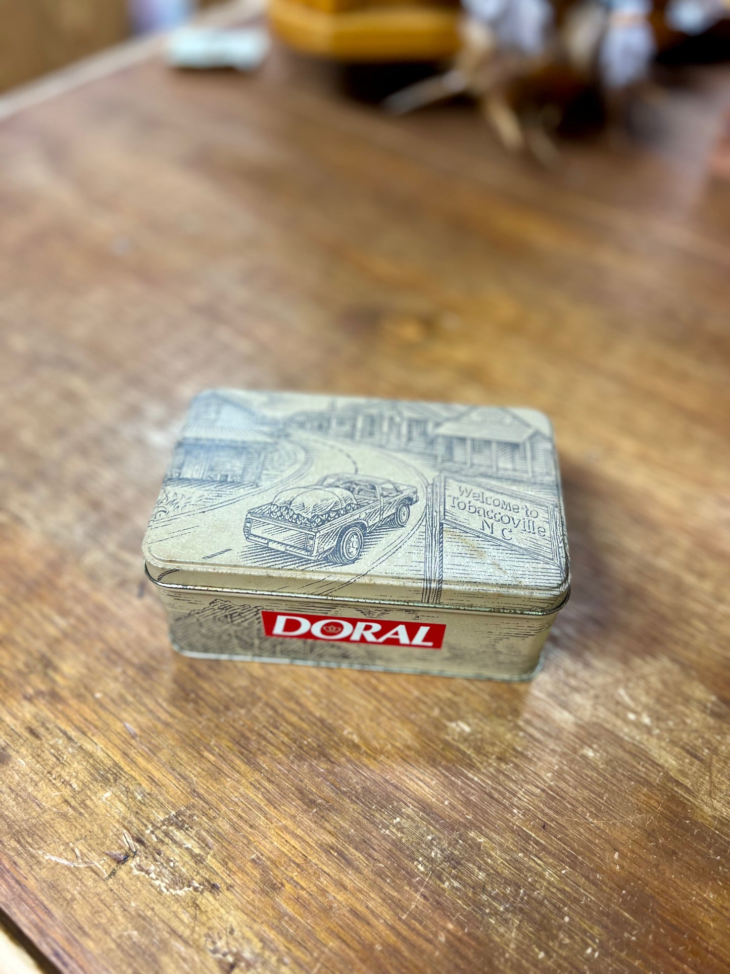 Vintage Doral 1996 Collectors Edition Metal Tin with Unopened Matches