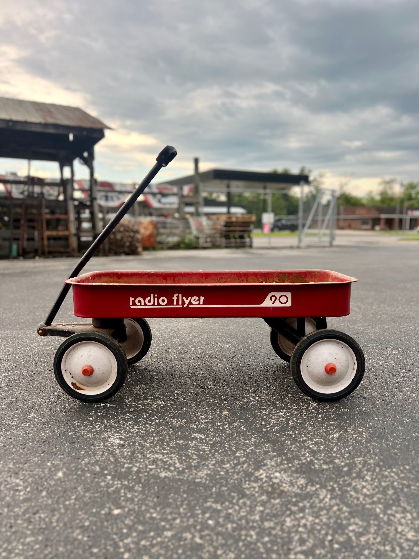 Vintage Radio Flyer Wagon 90 Metal