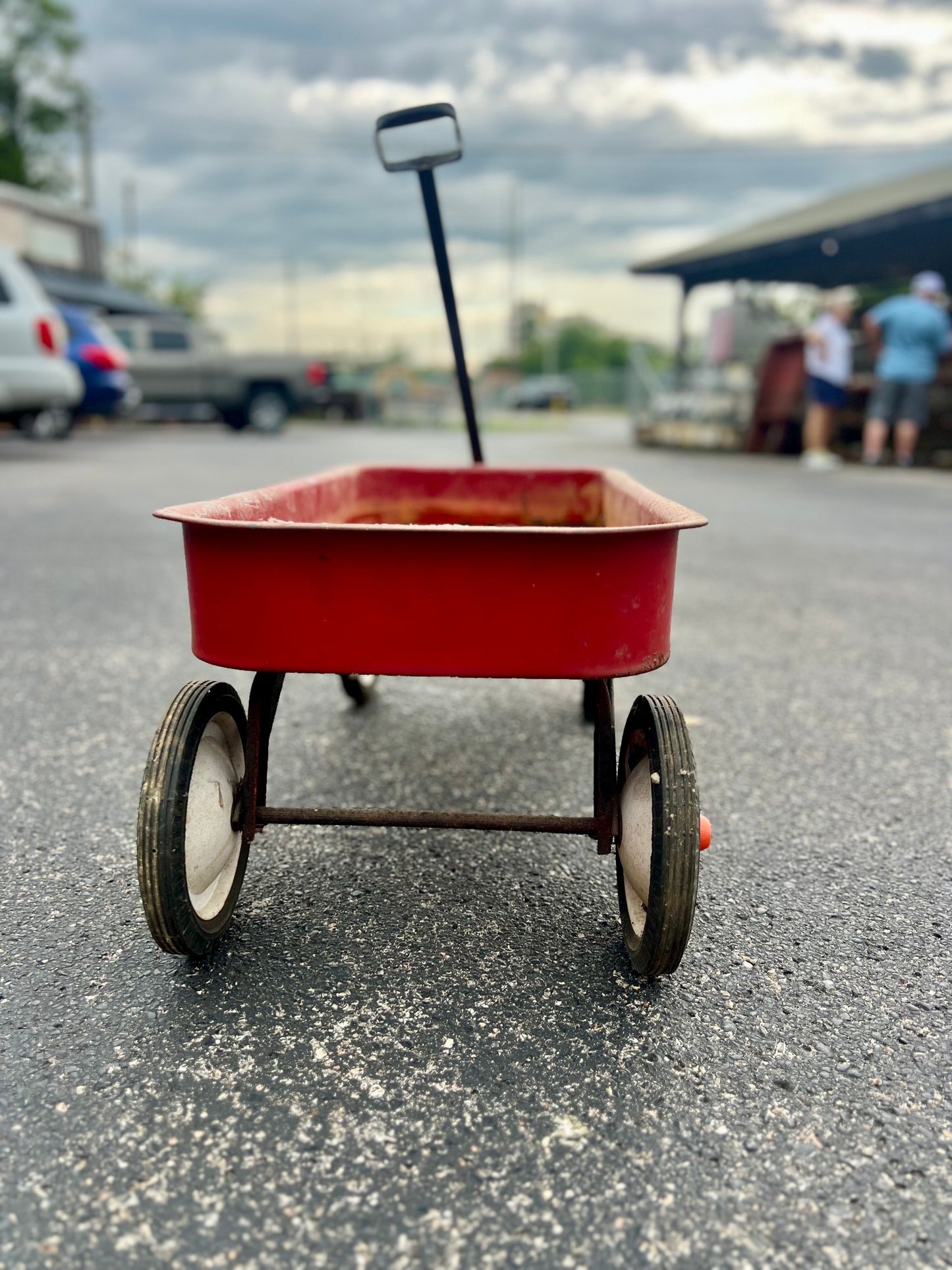 Vintage Radio Flyer Wagon 90 Metal