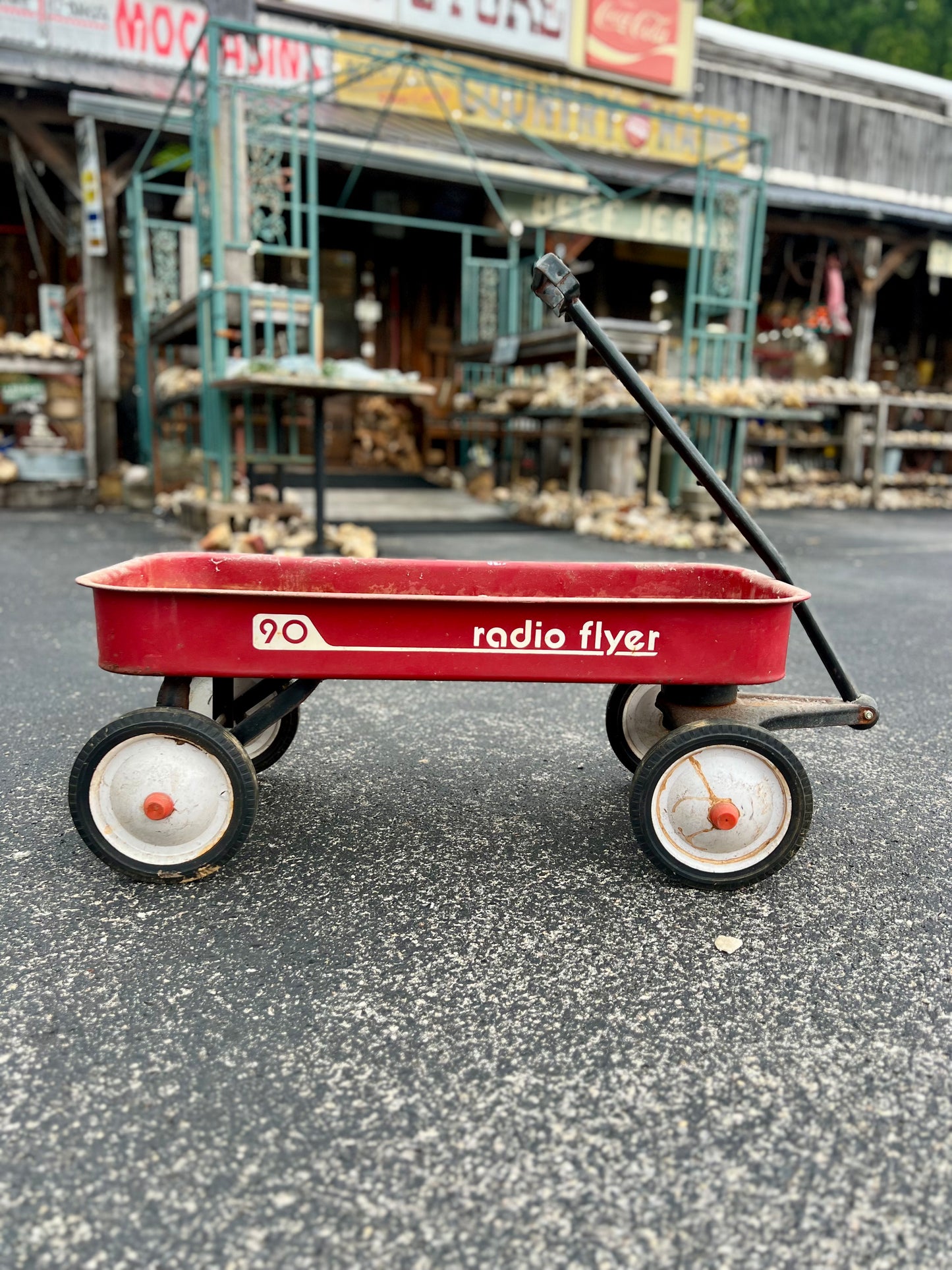 Vintage Radio Flyer Wagon 90 Metal