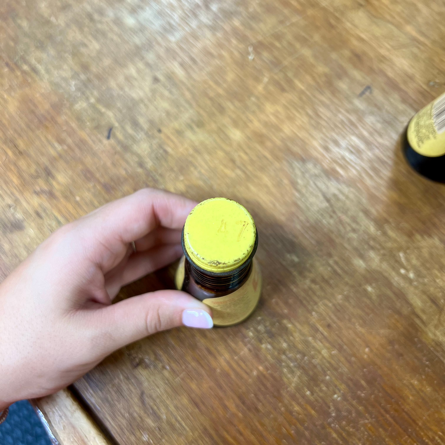 Vintage Kitchen Bouquet Glass Jar