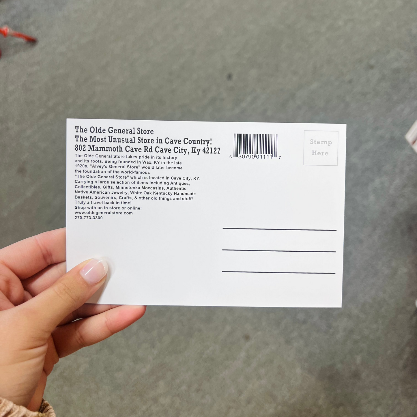 The Olde General Store Postcard