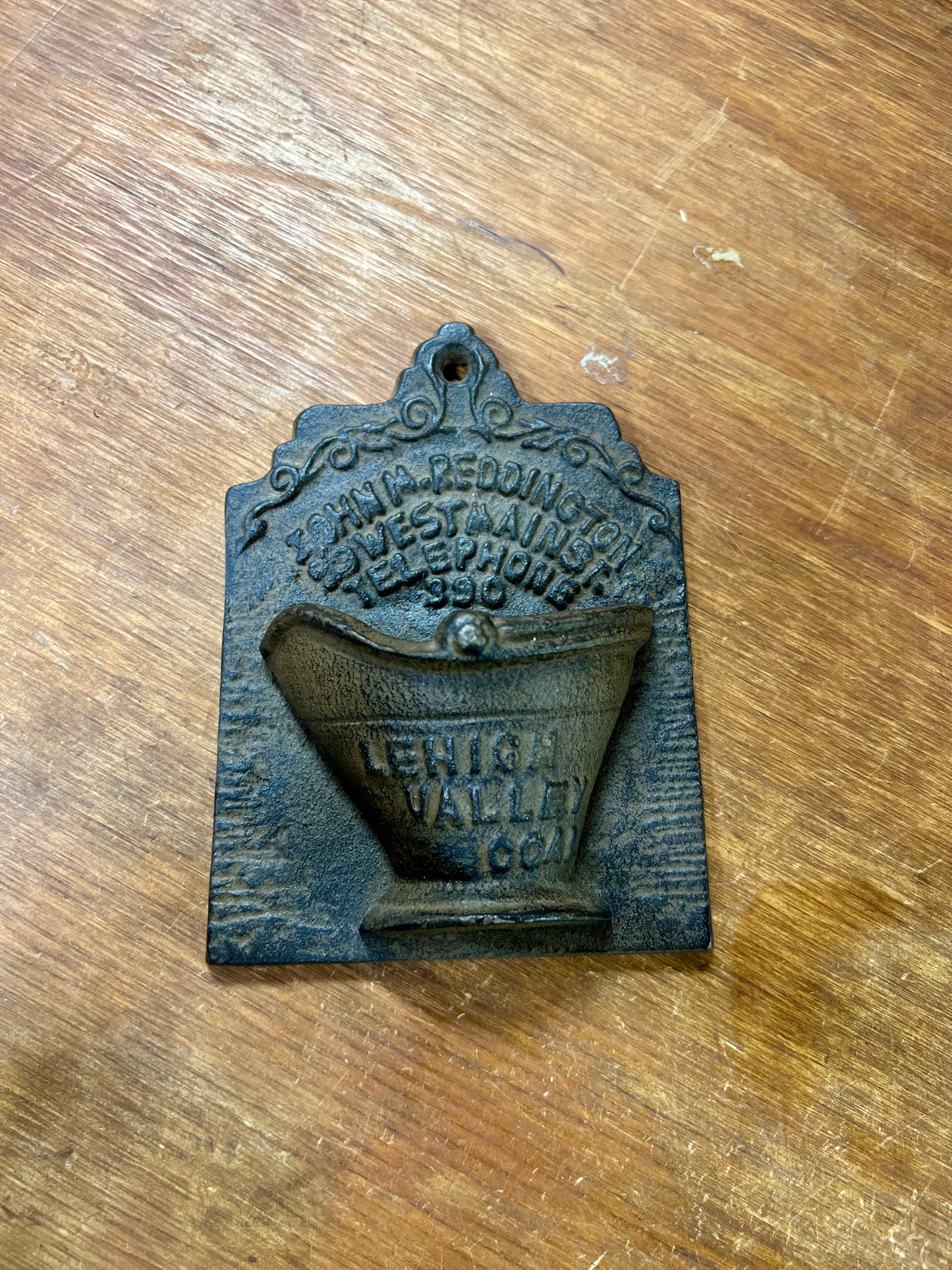 Leigh Valley Coal Match Holder Advertising Sign