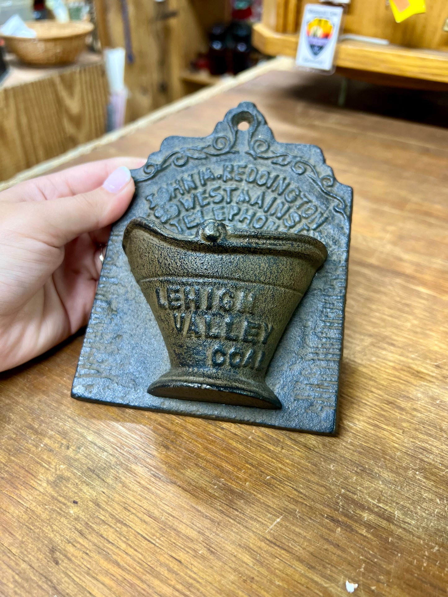 Leigh Valley Coal Match Holder Advertising Sign