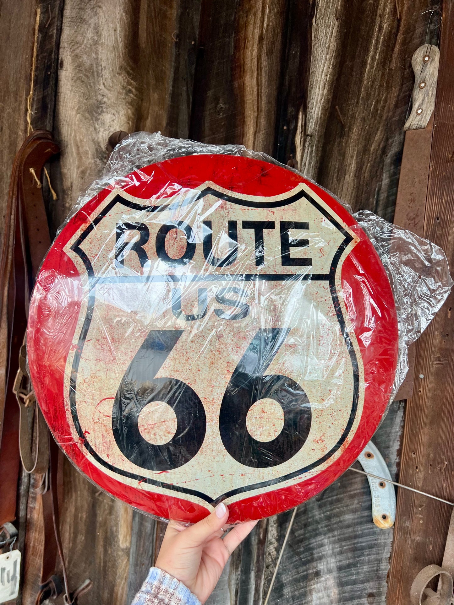Route 66 Red Dome Sign