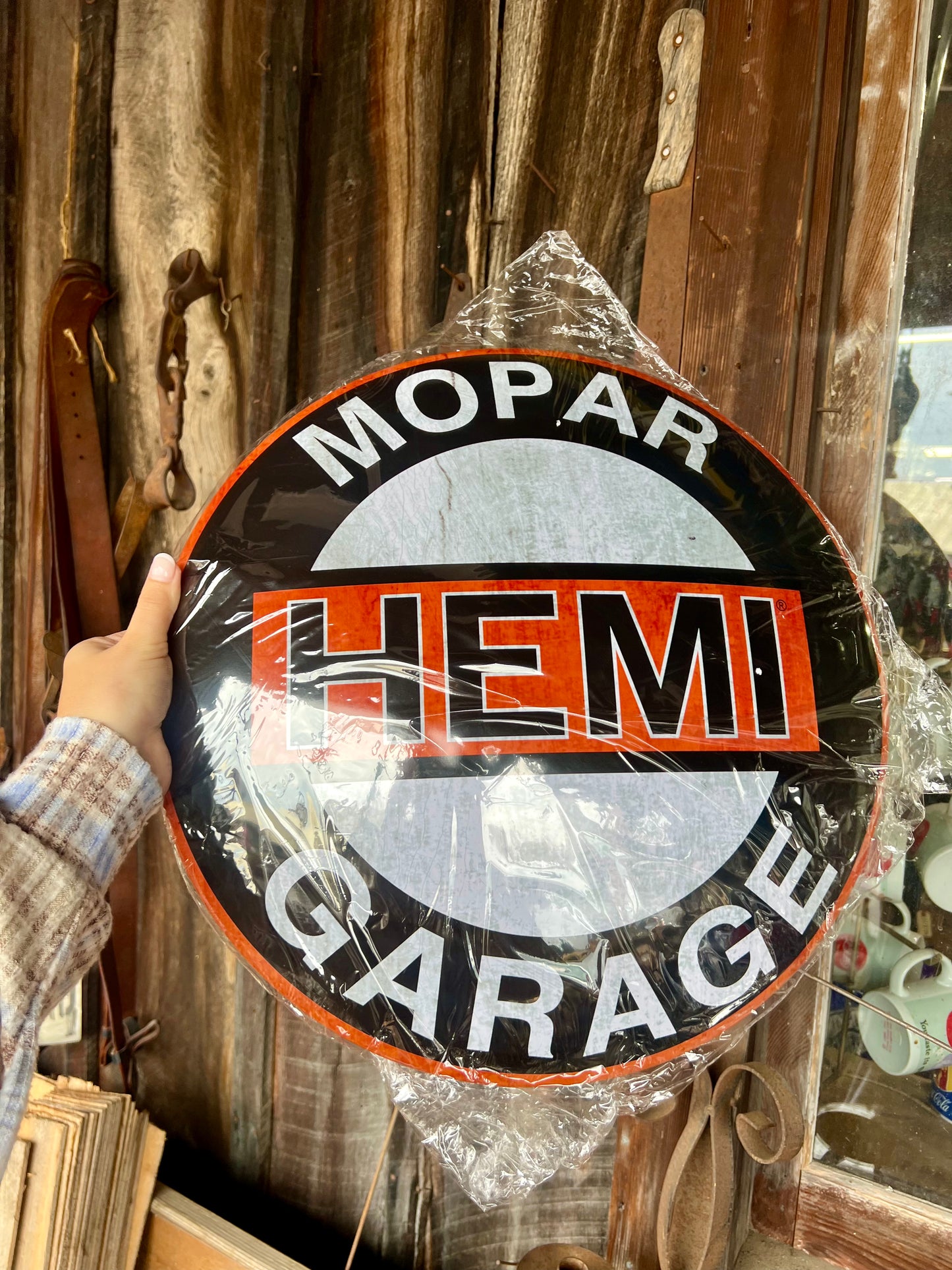 HEMI Mopar Garage Dome Sign