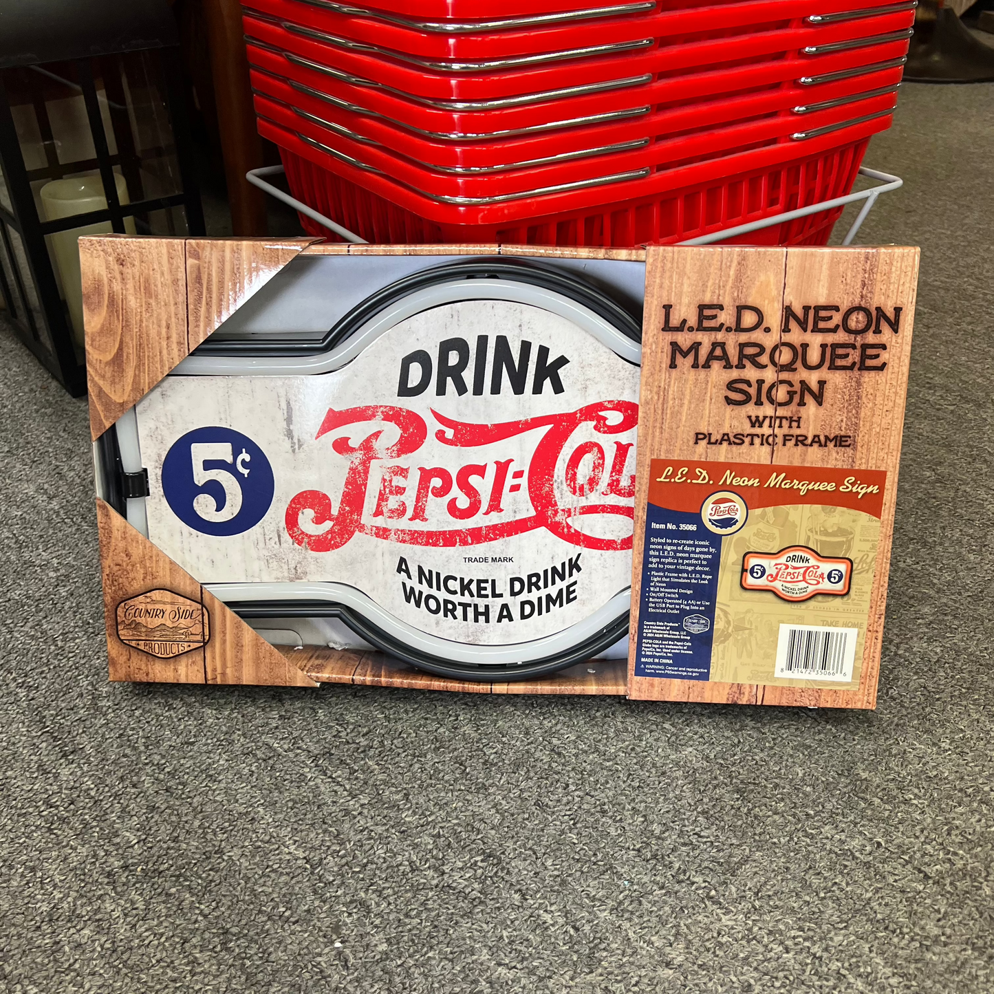 Pepsi Cola, A Nickel Drink Worth A Dime, LED Neon Rope Sign