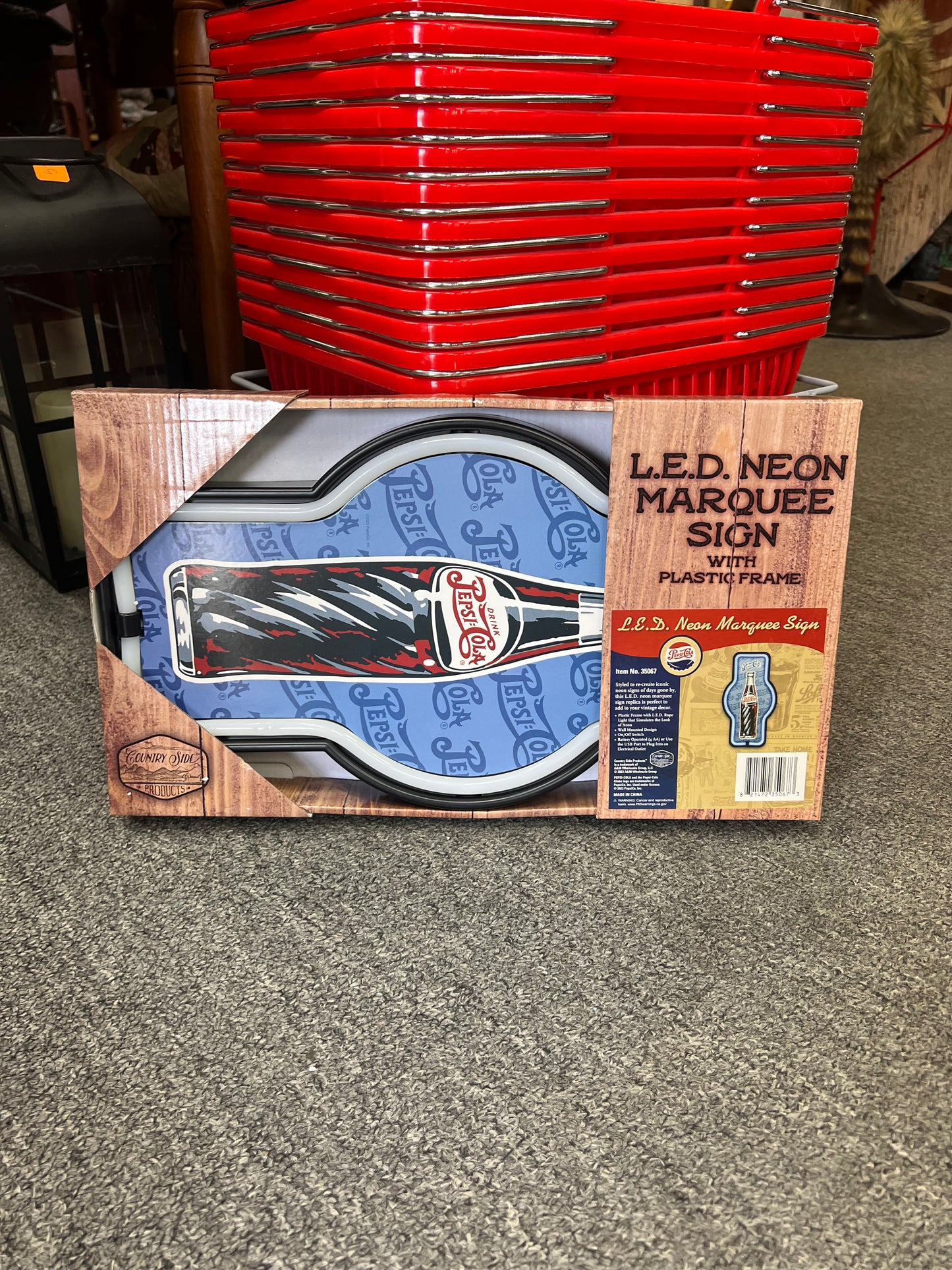 Pepsi Cola Bottle LED Neon Rope Sign