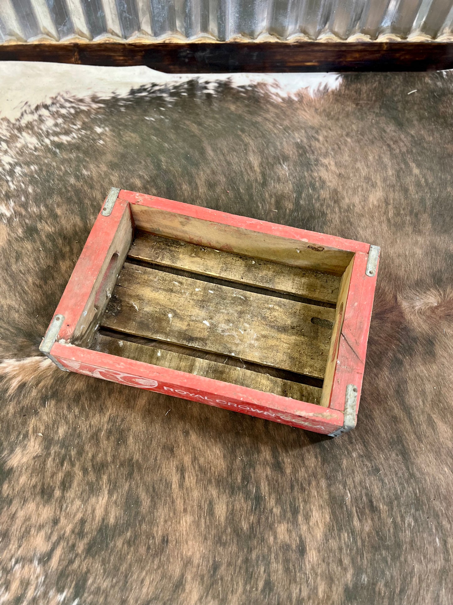 Vintage RC Cola Crate Red