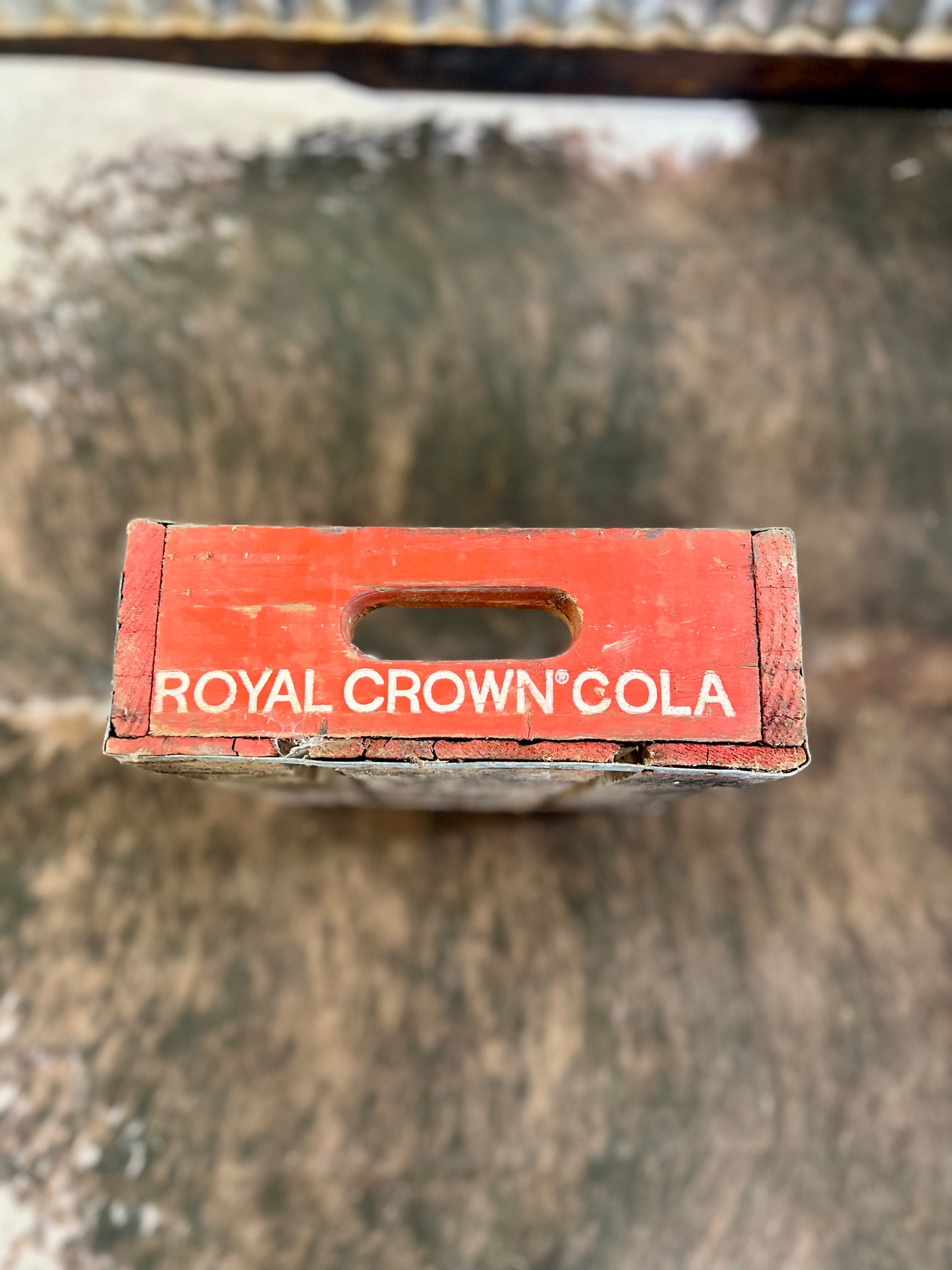 Vintage RC Cola Crate Red