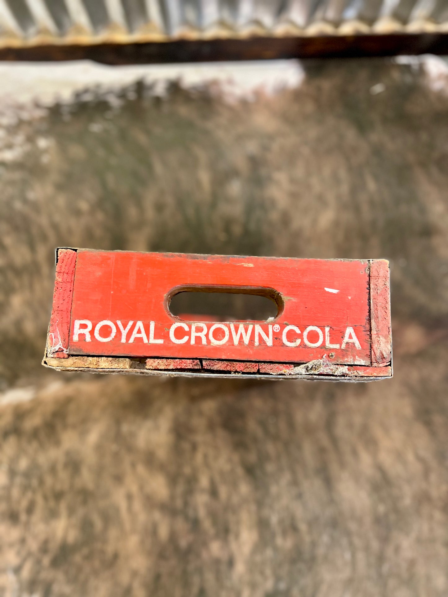 Vintage RC Cola Crate Red