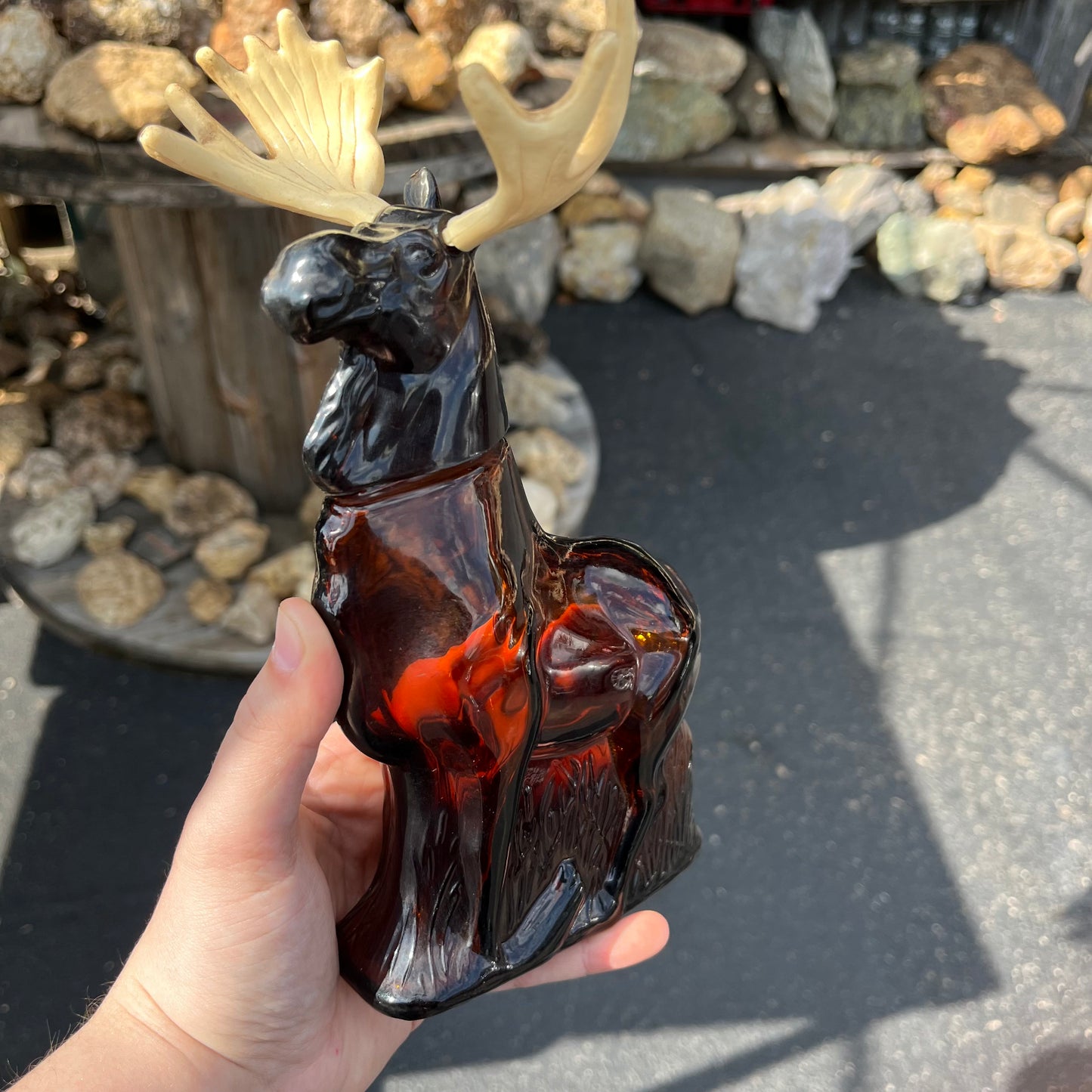 Avon Alaskan Moose 1970s Mens Aftershave Bottle