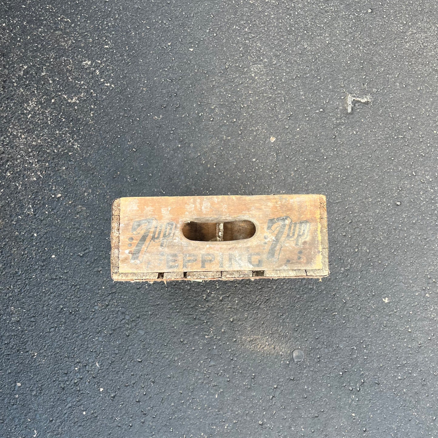Vintage 7 Up Crate Dated 1943 - Louisville, Ky Wood Crate