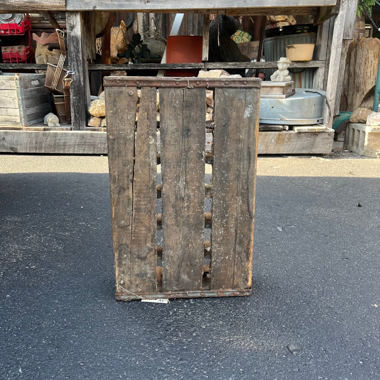 Vintage 7 Up Crate Dated 1943 - Louisville, Ky Wood Crate