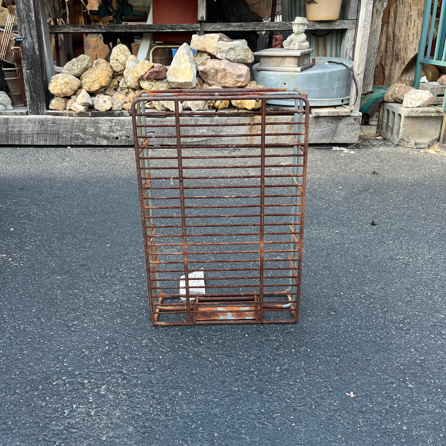 Vintage Coca Cola Metal Mesh Crate
