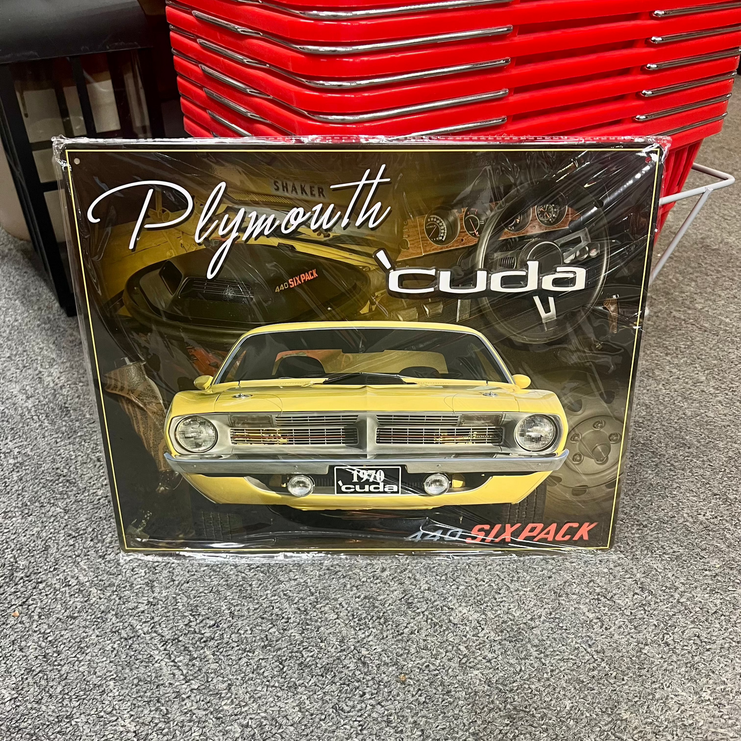 Plymouth Cuda 440 Metal Sign