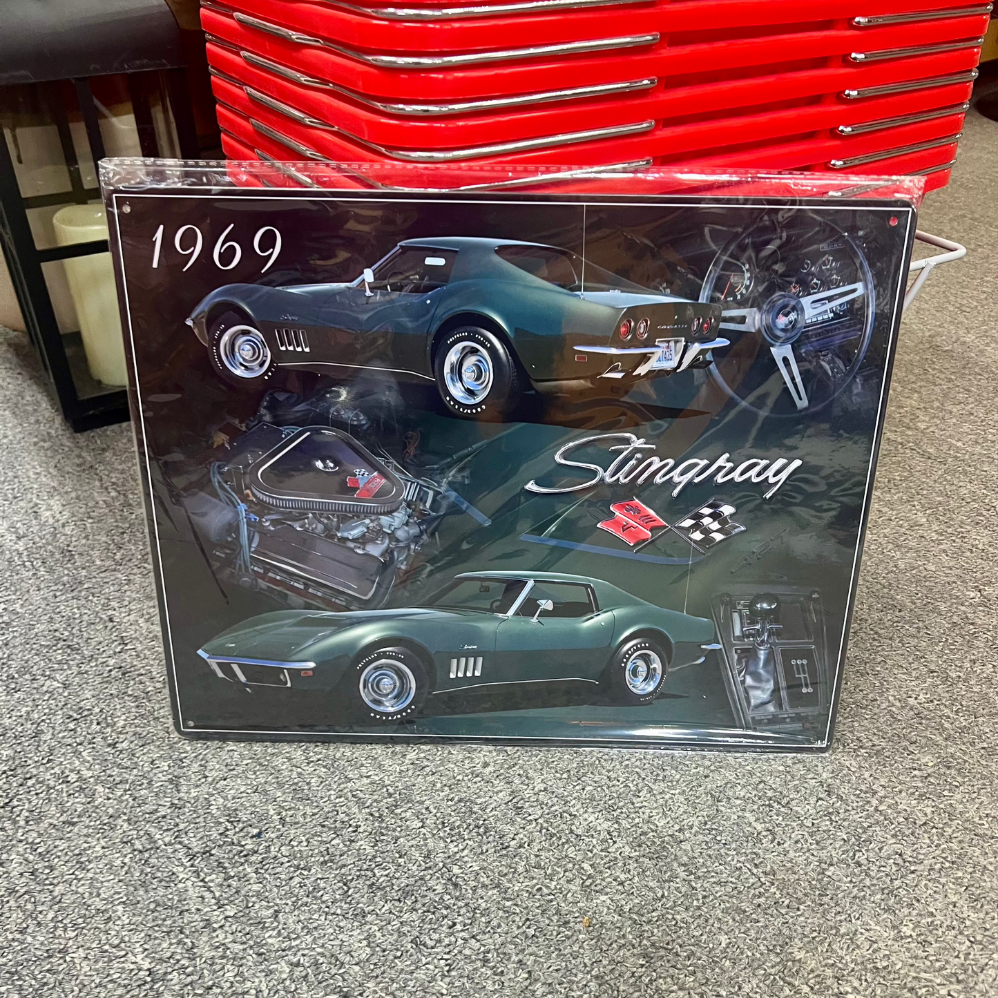 1969 Stingray Metal Sign