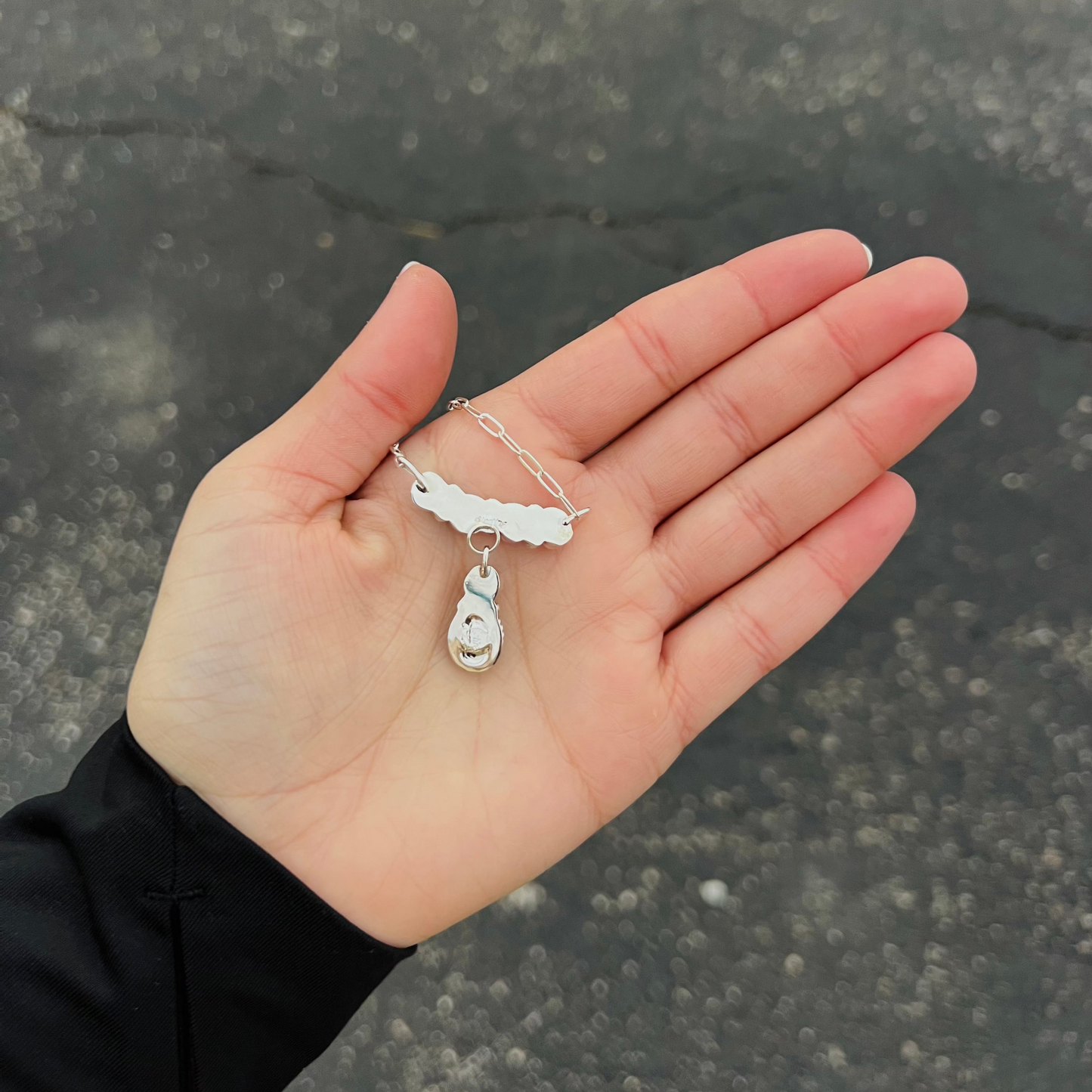 The Sienna 6 Stone Natural Sleeping Beauty Turquoise Sterling Silver Necklace